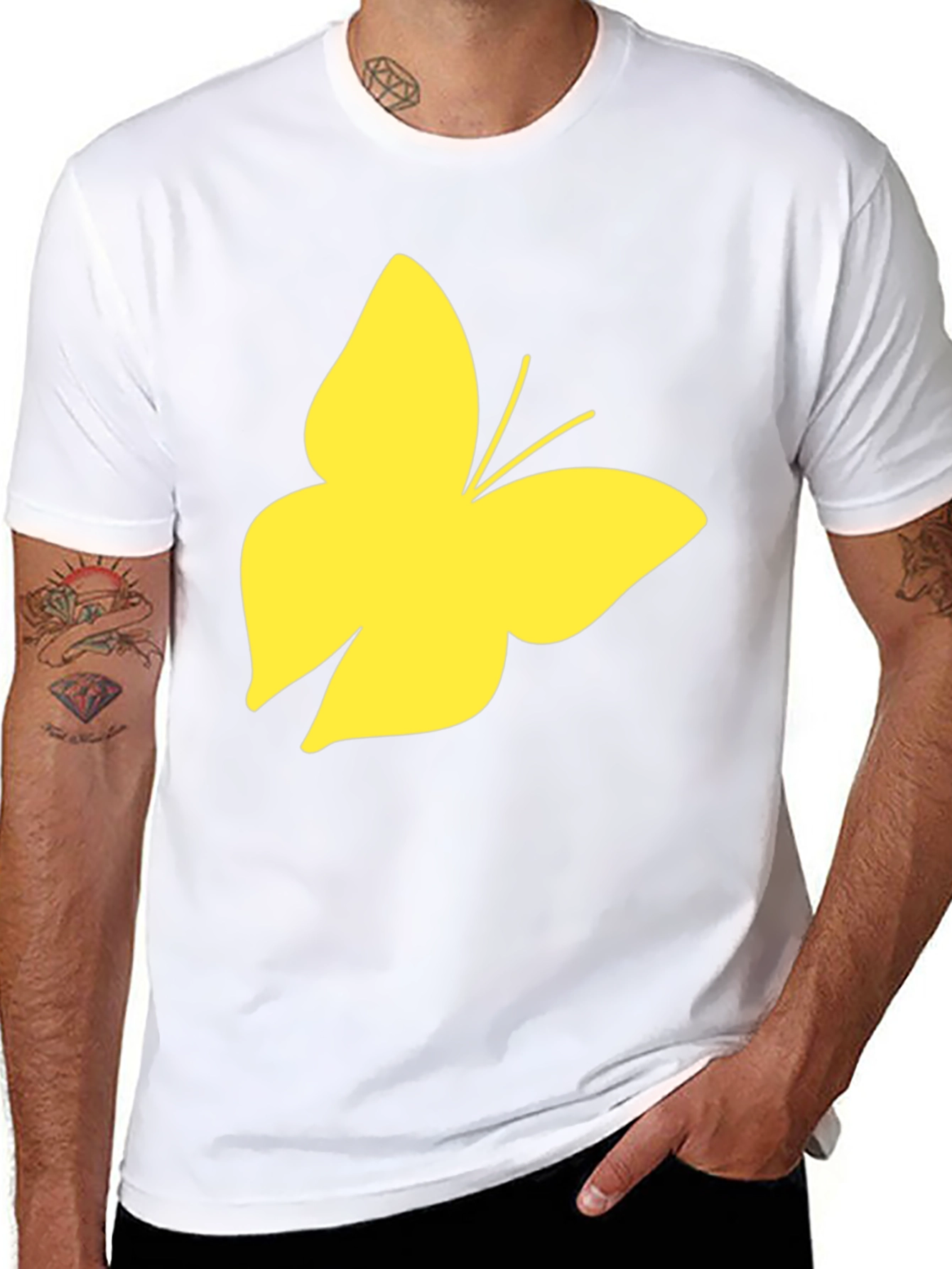Butterfly Graphic Tee - Casual Comfort