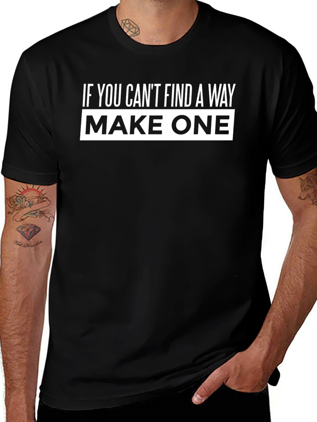 Motivational Graphic Tee - Make One
