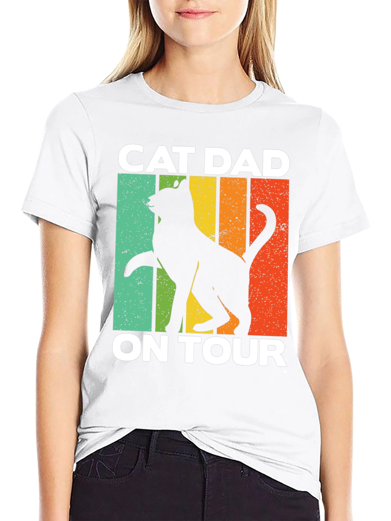 Cat Dad On Tour Graphic Tee