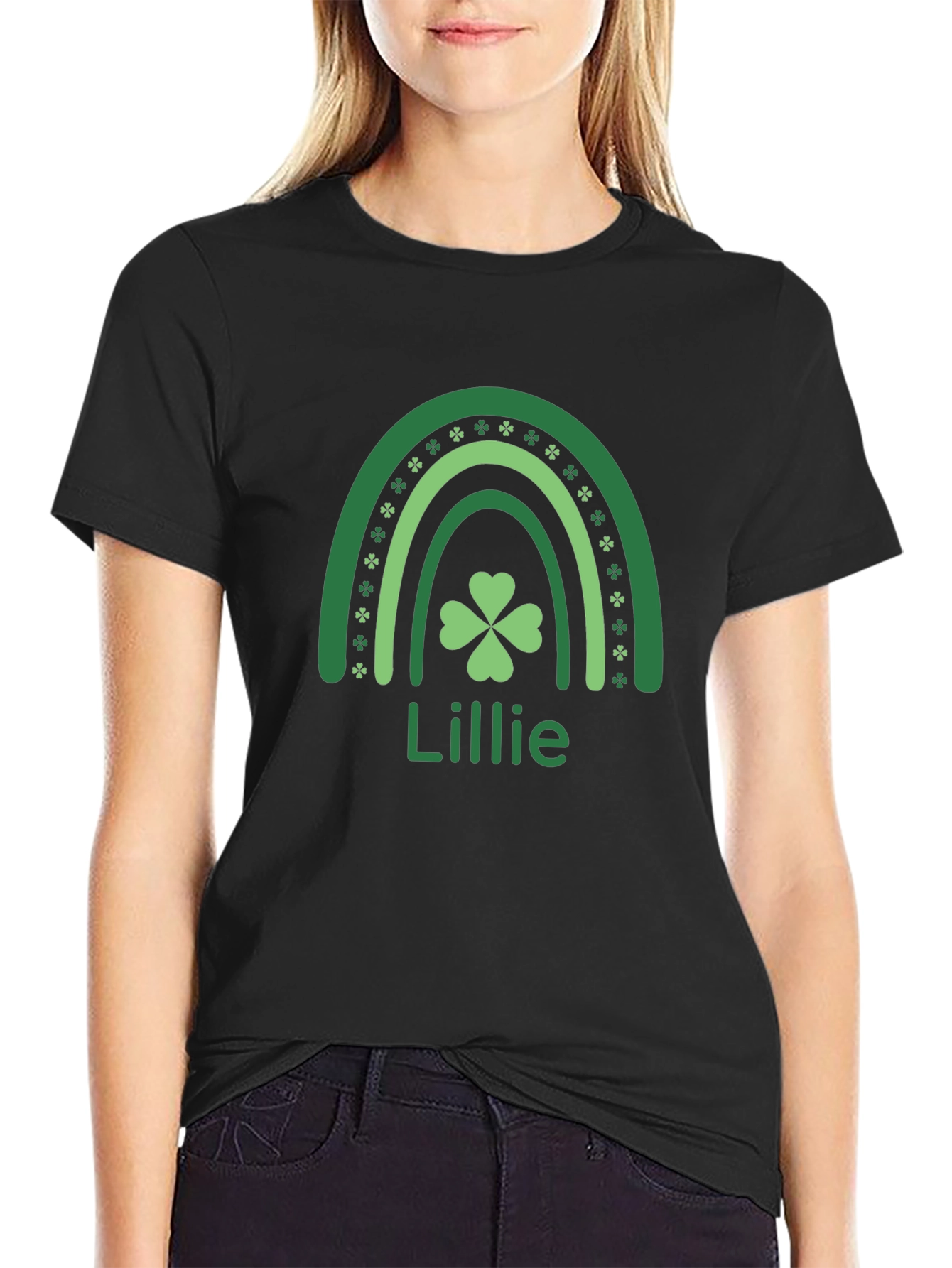 St. Patricks Day Rainbow Personalized T-Shirt