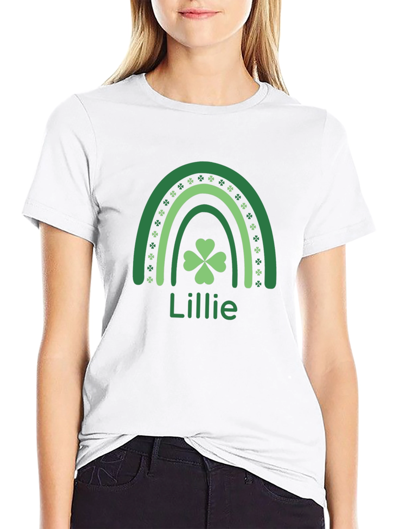 St. Patricks Day Rainbow Personalized T-Shirt
