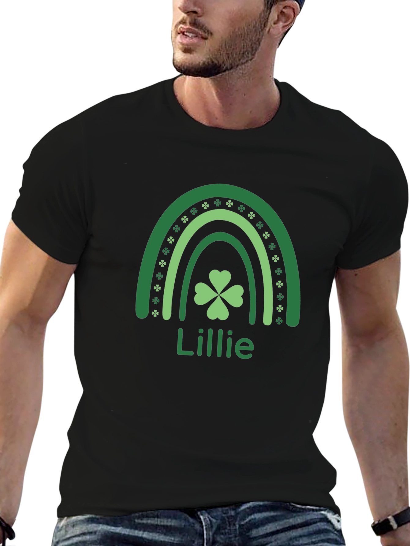 St. Patricks Day Rainbow Personalized T-Shirt