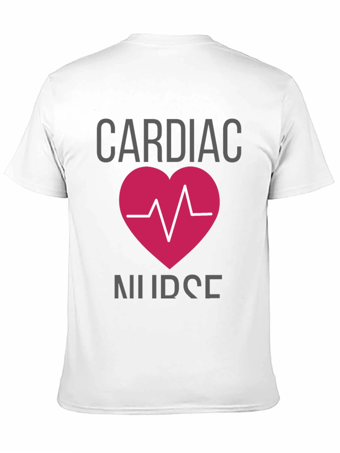 Cardiac Nurse T-Shirt - Heartbeat Design