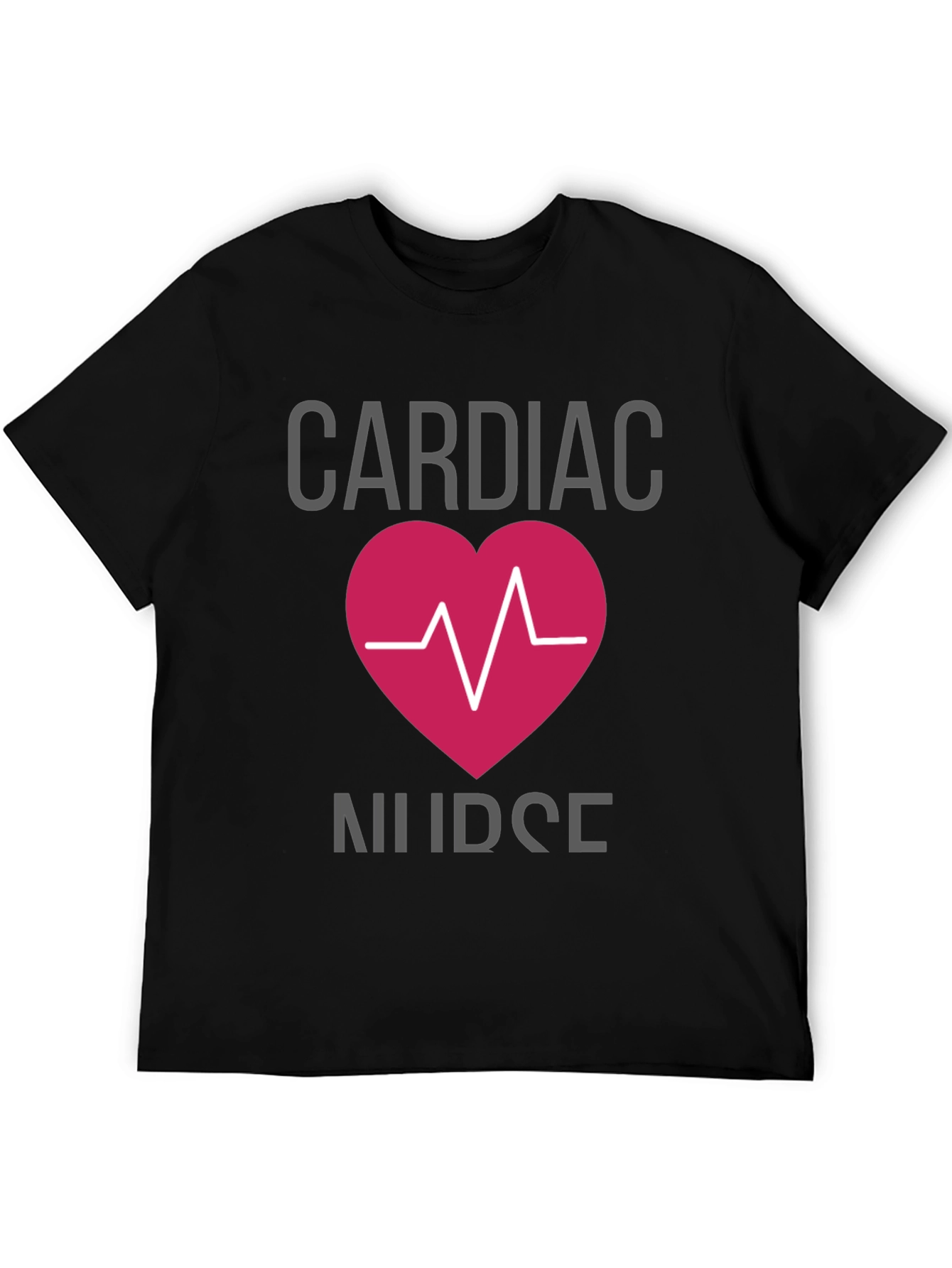 Cardiac Nurse T-Shirt - Heartbeat Design