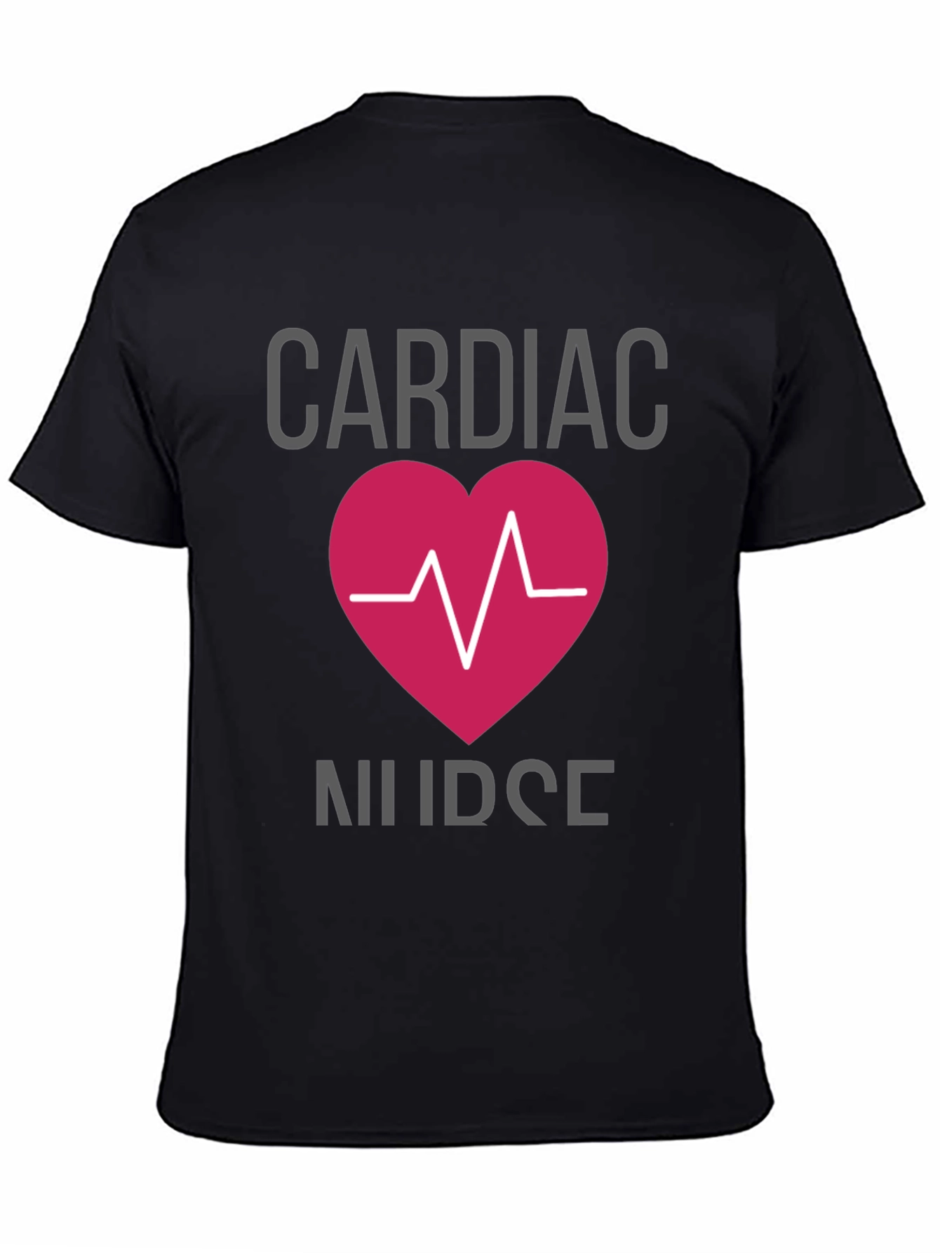 Cardiac Nurse T-Shirt - Heartbeat Design