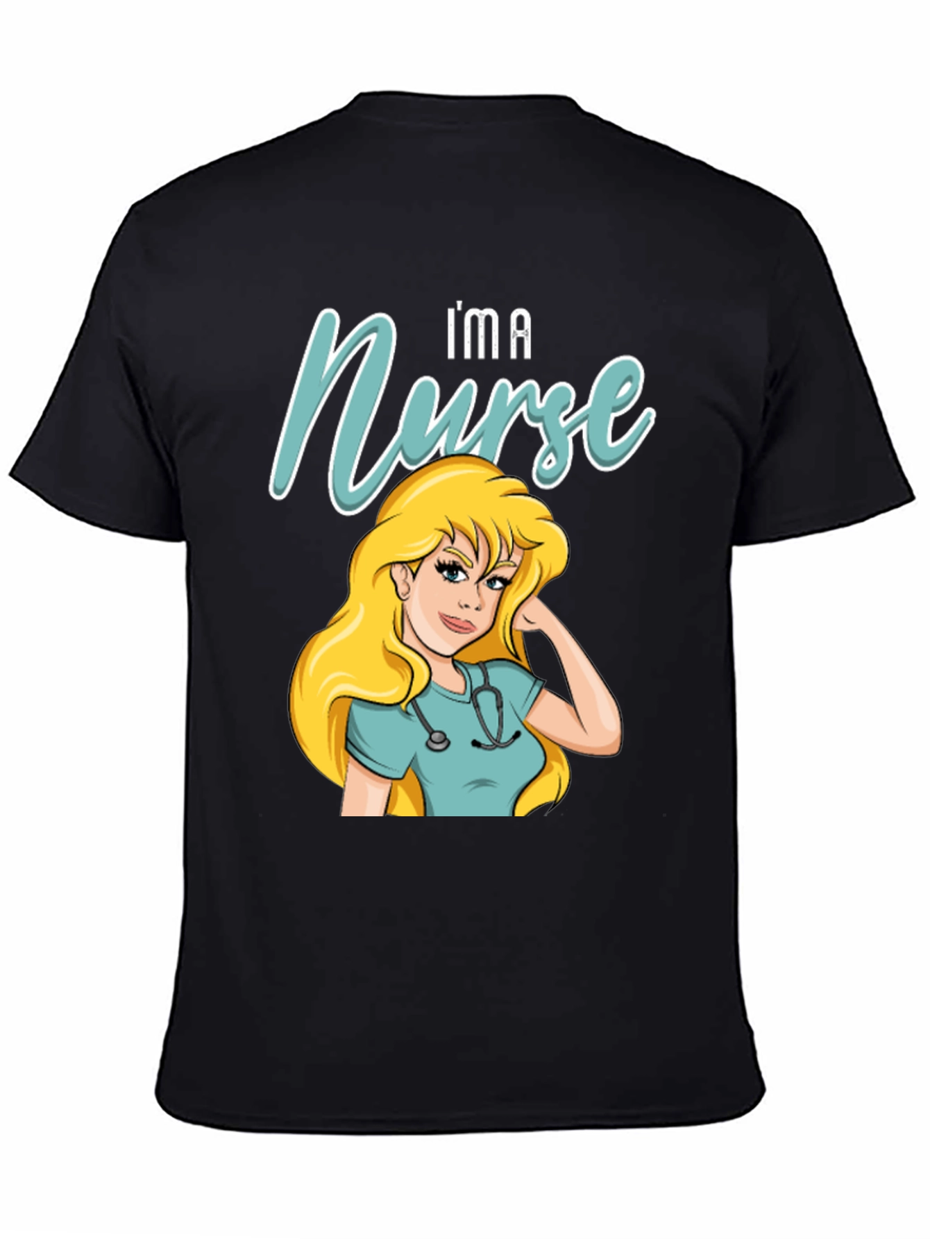 Im A Nurse T-Shirt Cartoon Design