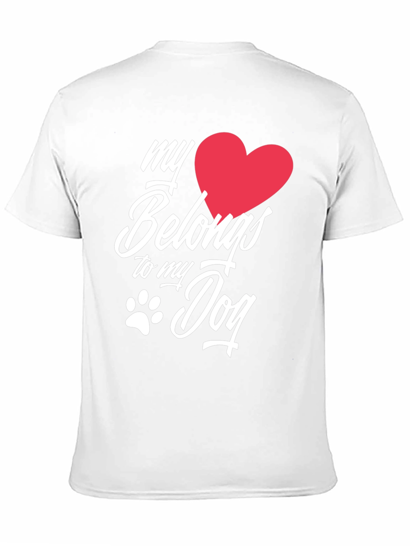 My Heart Belongs to My Dog T-Shirt – Cute Dog Lover Tee
