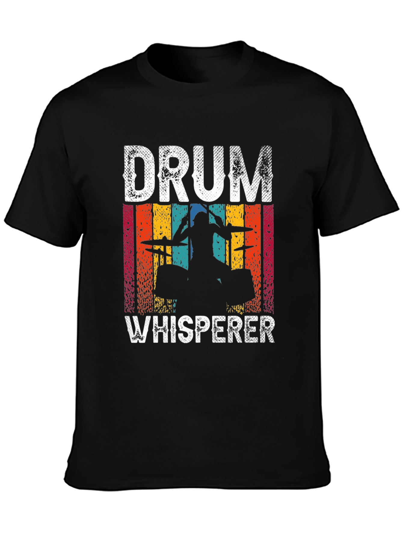 Drum Whisperer Graphic Tee - Music Lover Shirt