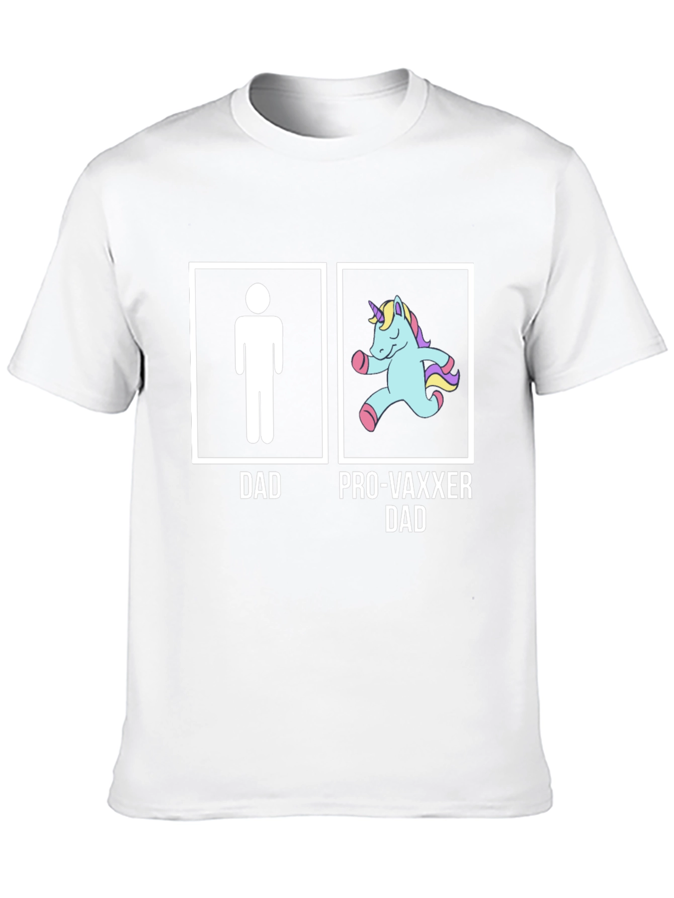 Pro-Vaxxer Dad Graphic T-Shirt