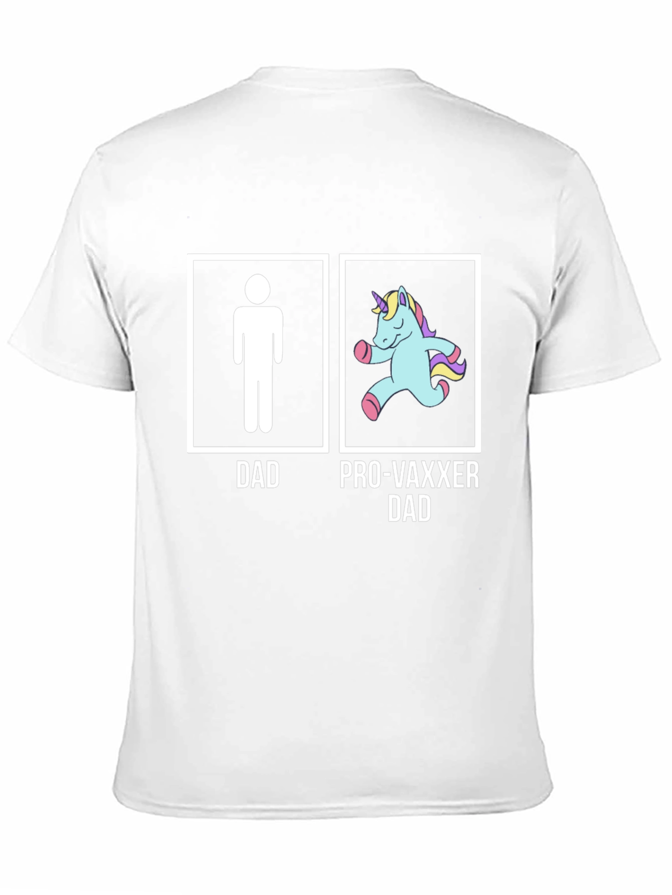 Pro-Vaxxer Dad Graphic T-Shirt