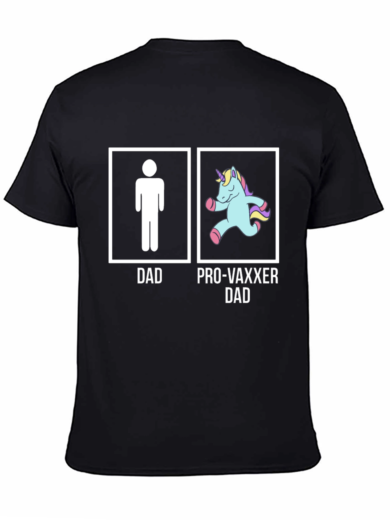 Pro-Vaxxer Dad Graphic T-Shirt