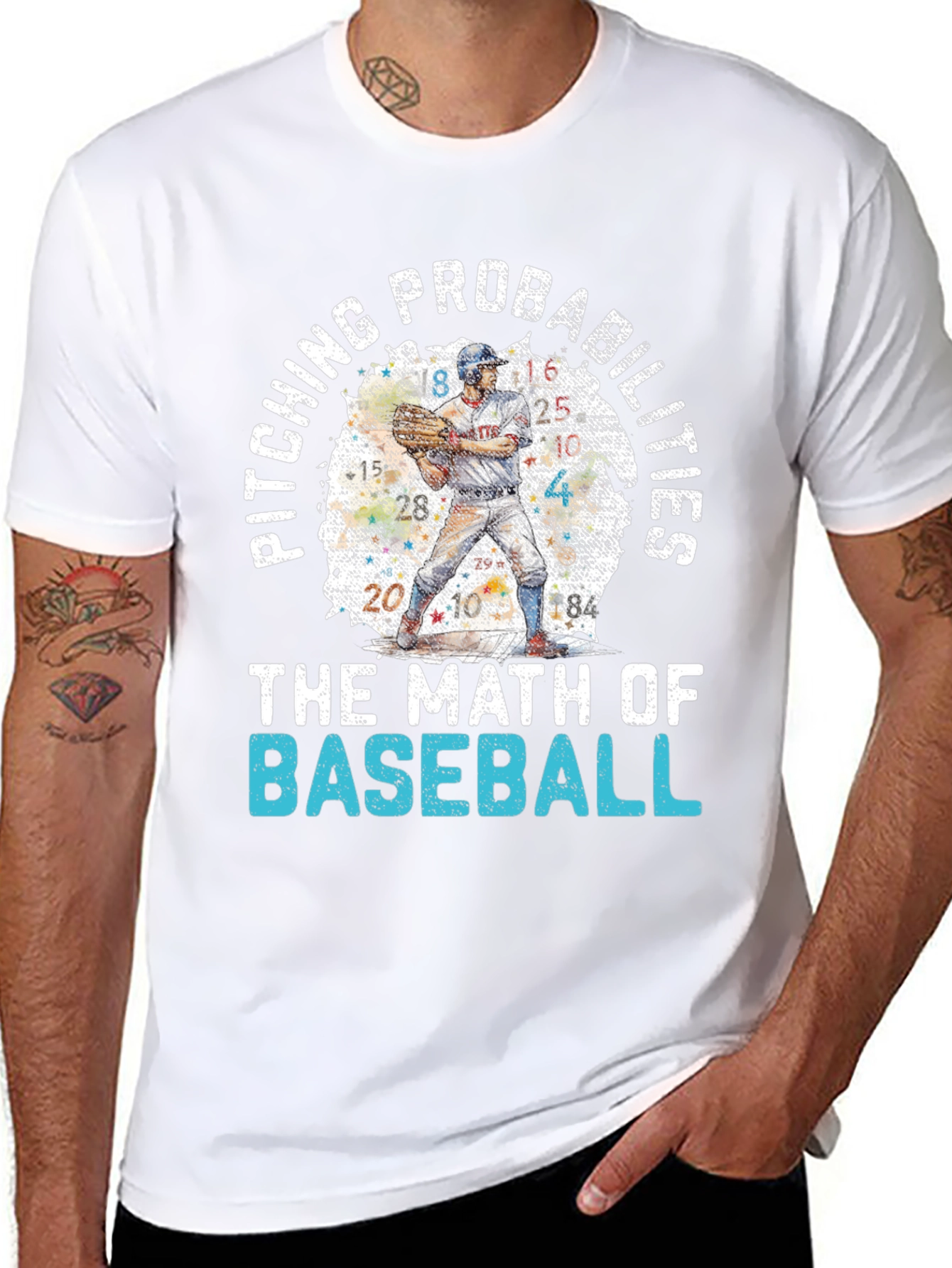 Baseball Math Tee - Pitching Probabilities Shirt