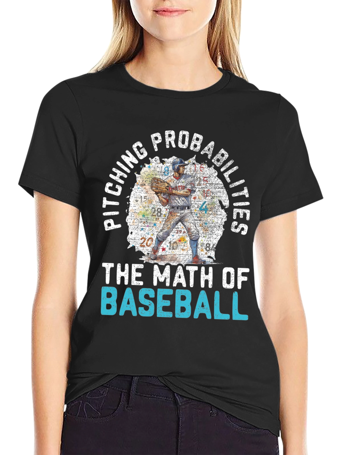 Baseball Math Tee - Pitching Probabilities Shirt