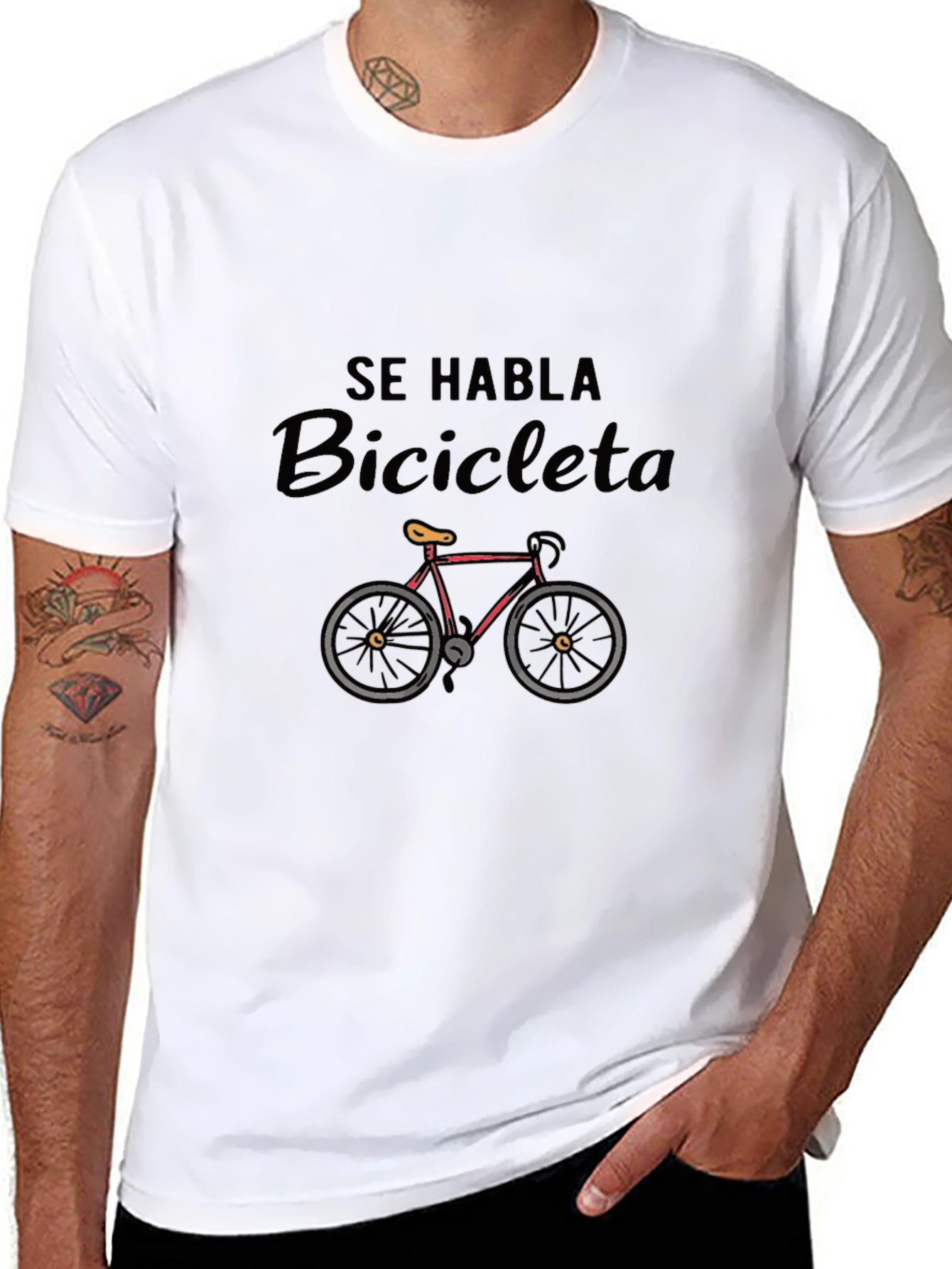 Bicicleta T-Shirt - Se Habla Bicicleta Graphic Tee