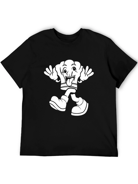 Cartoon Character Black T-Shirt