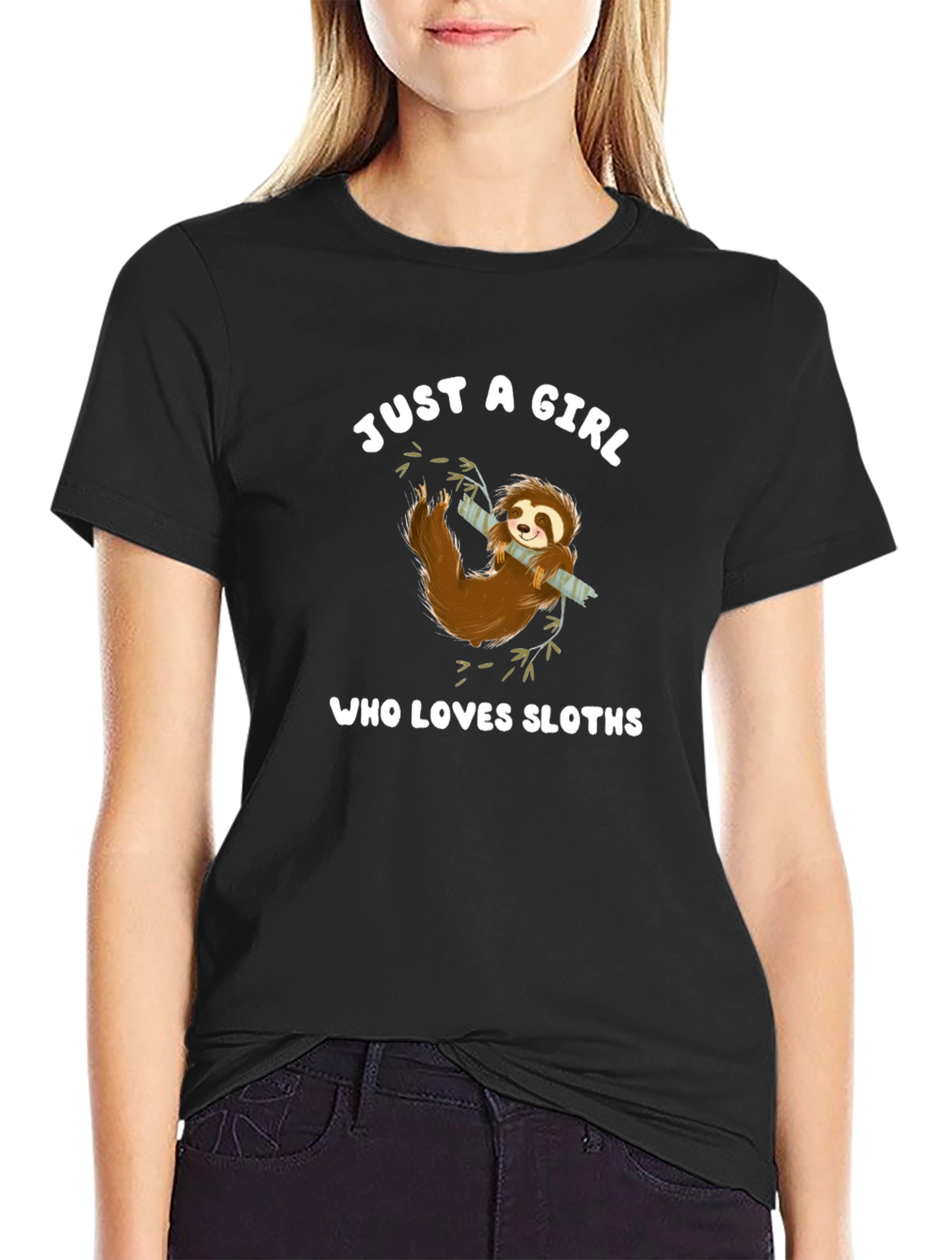Just a Girl Who Loves Sloths T-Shirt