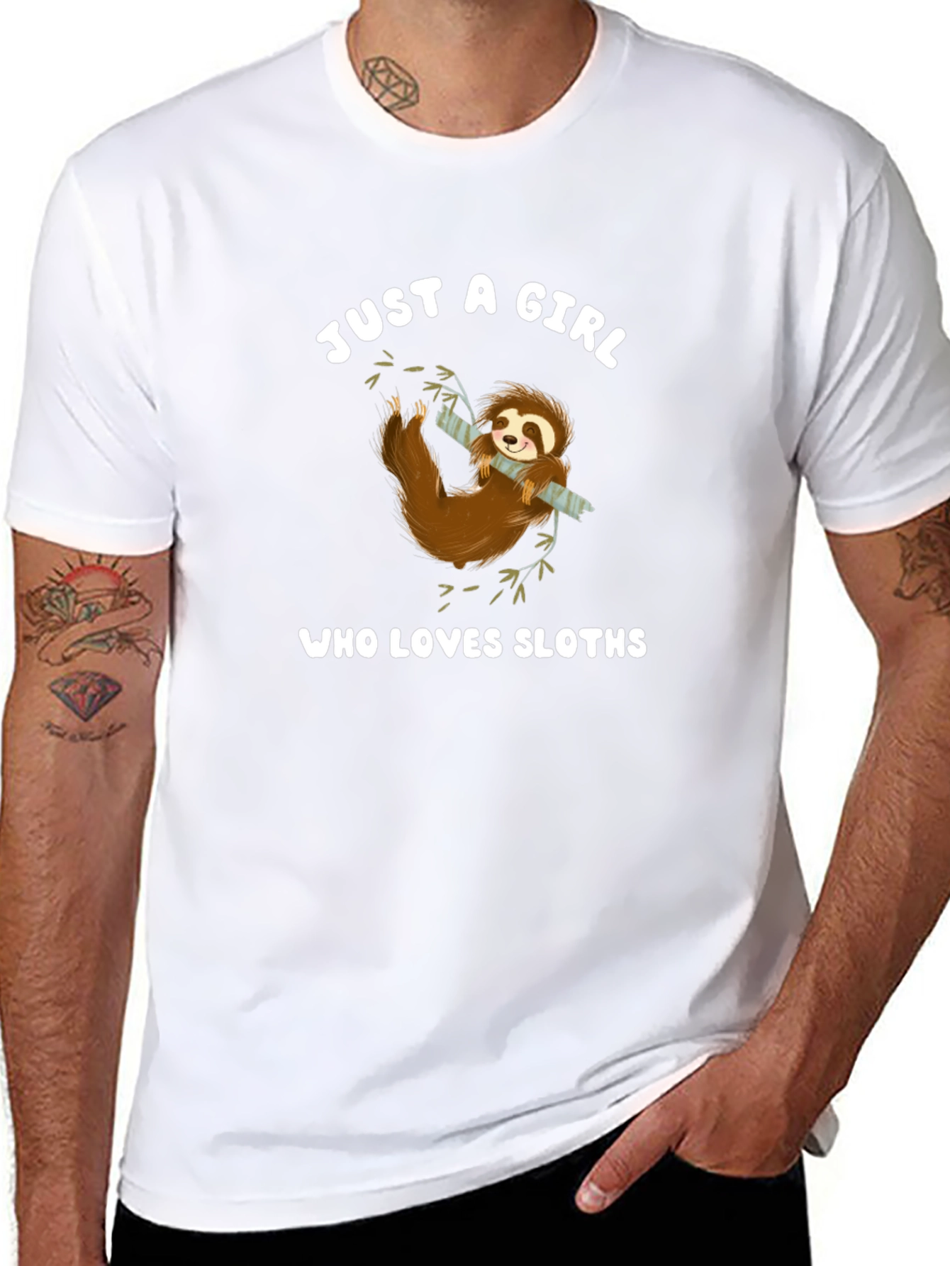 Just a Girl Who Loves Sloths T-Shirt