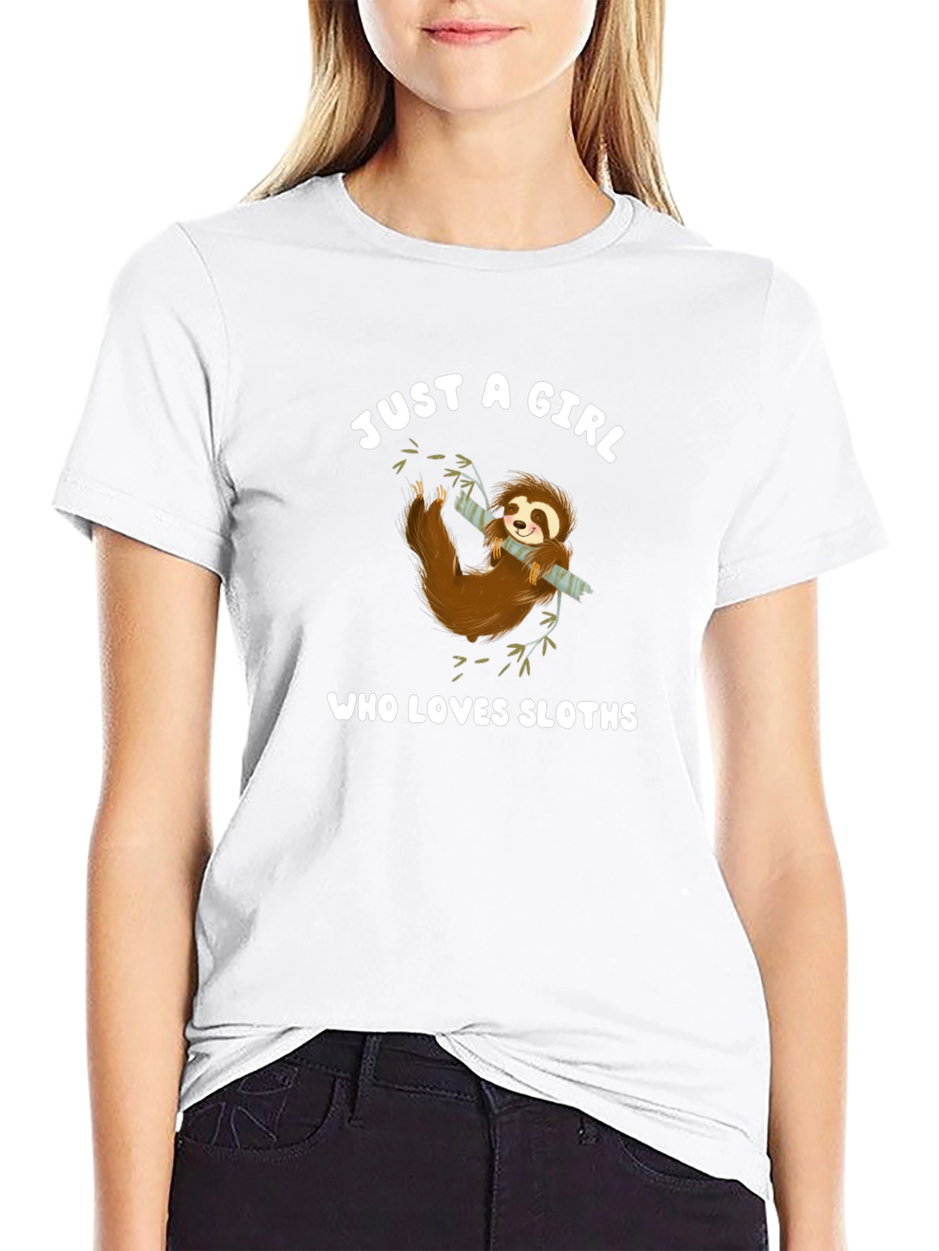 Just a Girl Who Loves Sloths T-Shirt