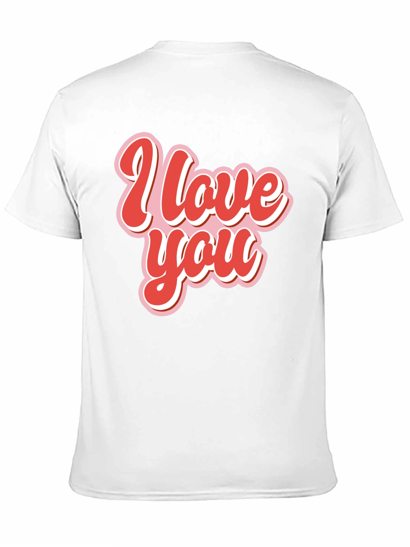 I Love You Retro Style Graphic Tee