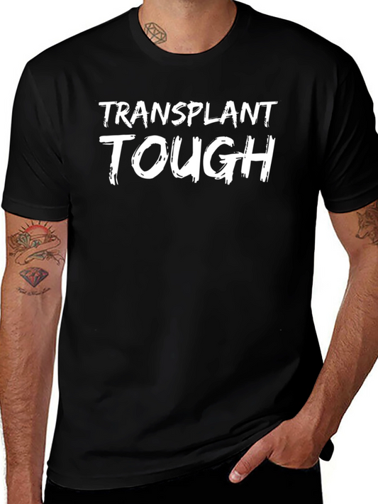 Transplant Tough Black Graphic T-Shirt