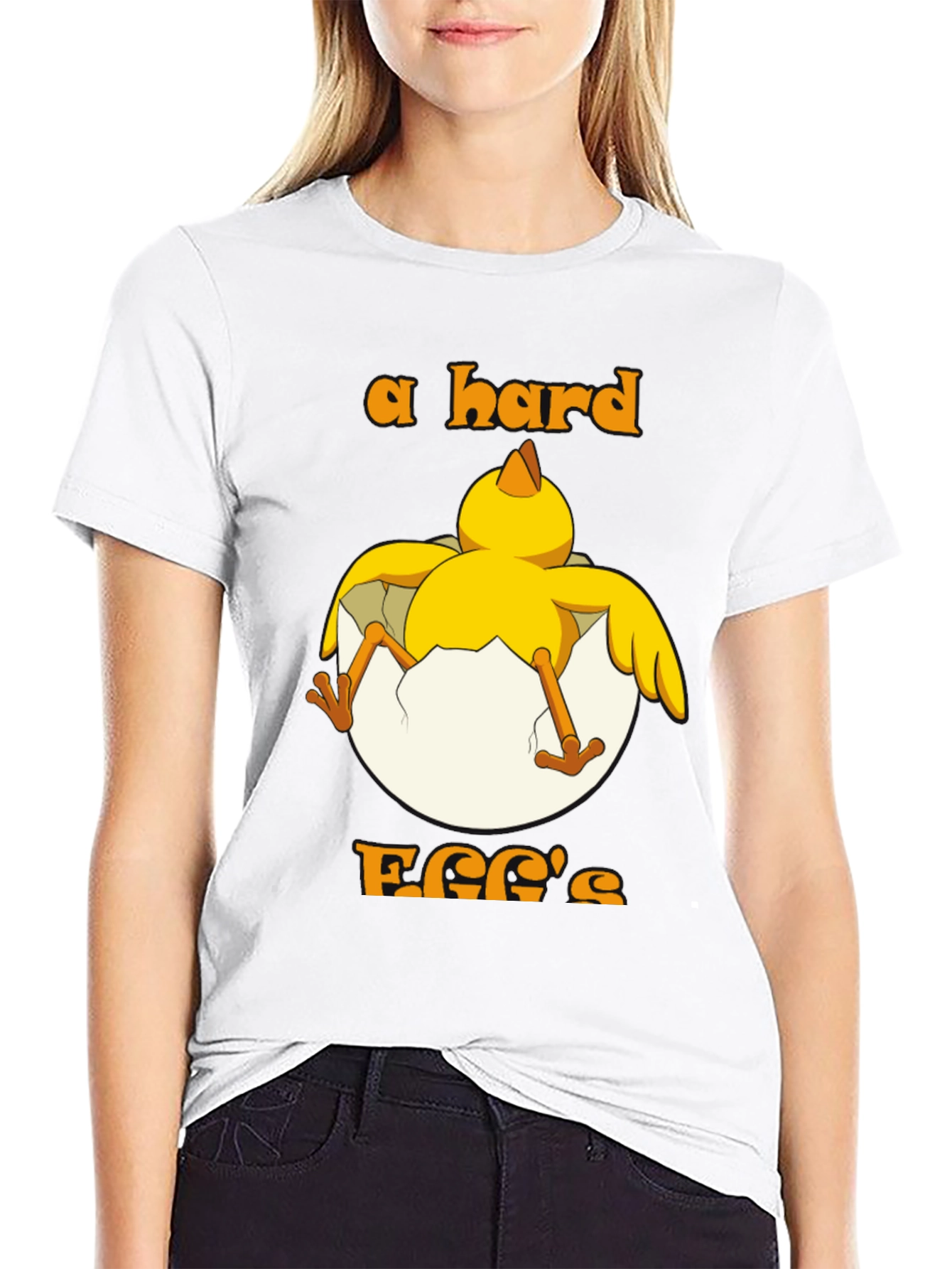 Hard Egg Funny Chick T-Shirt