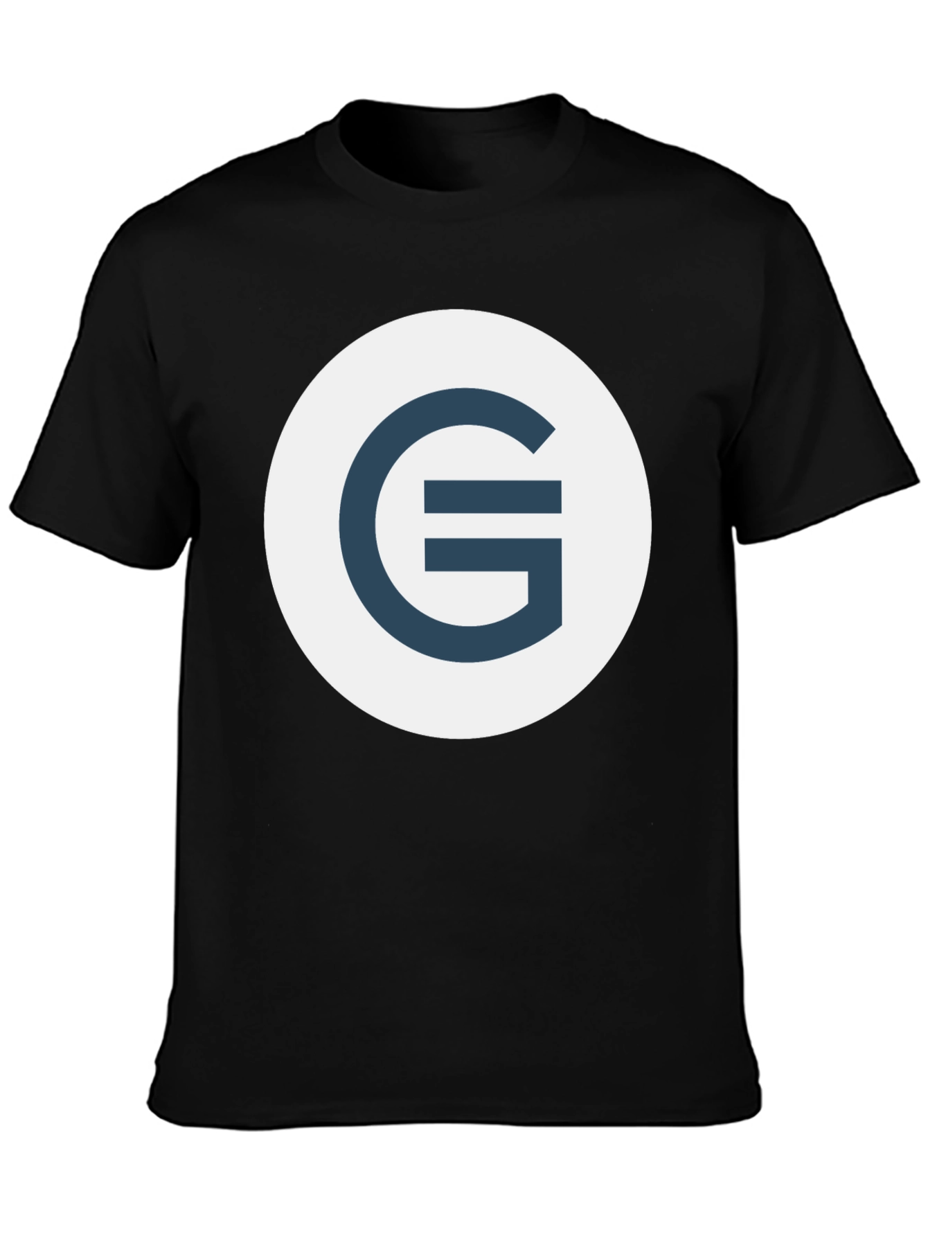 Modern Graphic Tee - Circle G Logo Black T-Shirt