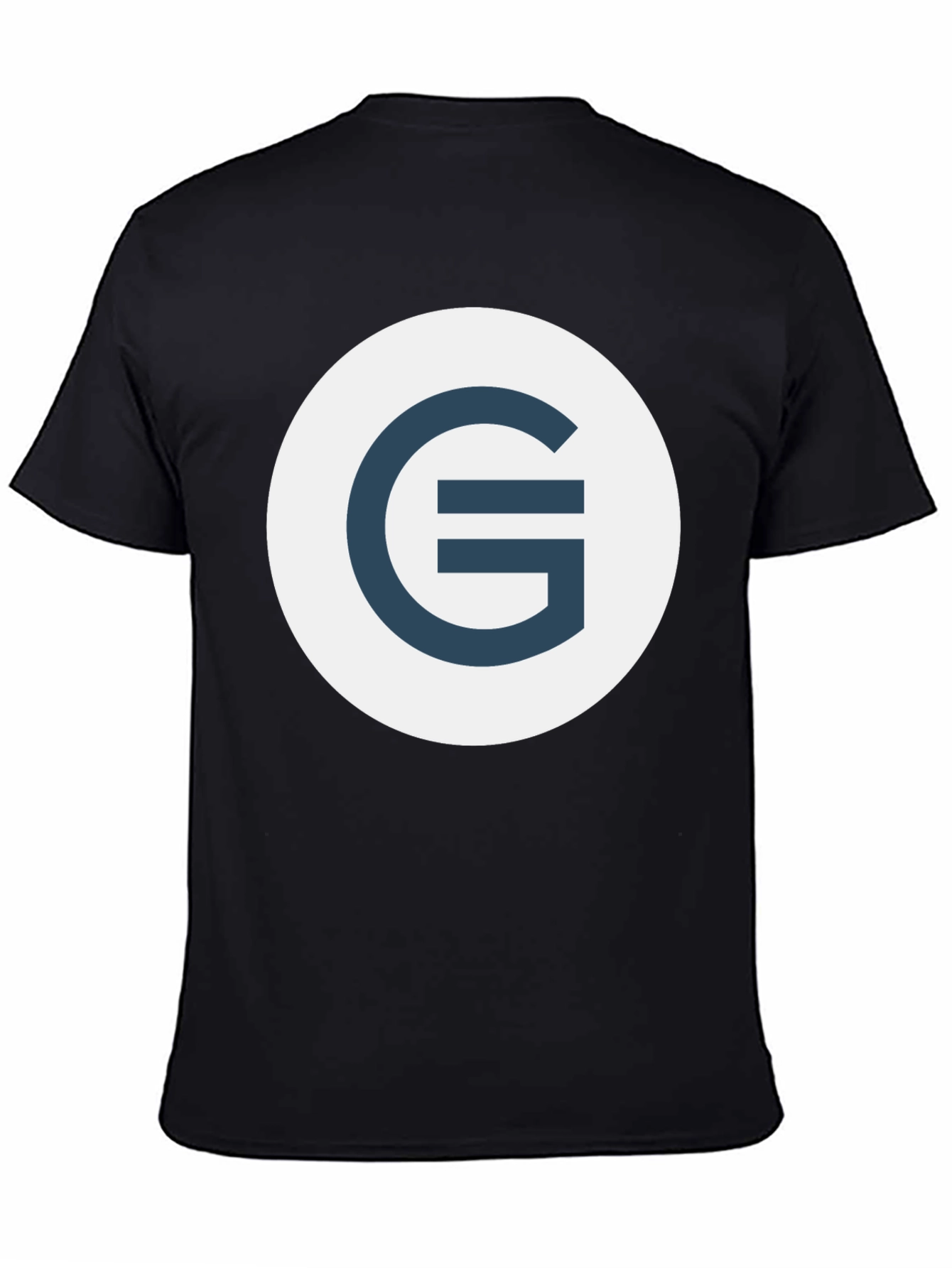 Modern Graphic Tee - Circle G Logo Black T-Shirt