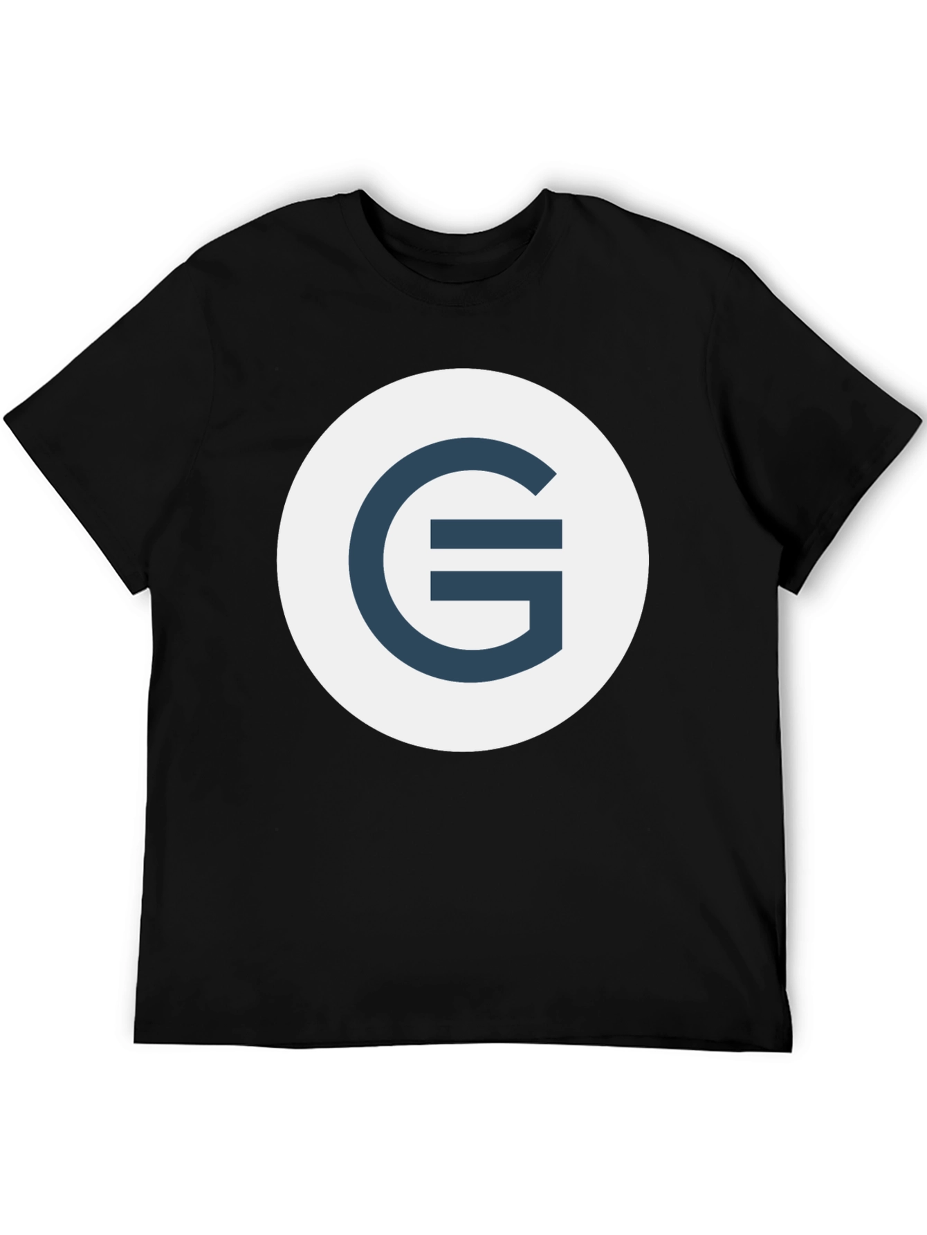 Modern Graphic Tee - Circle G Logo Black T-Shirt