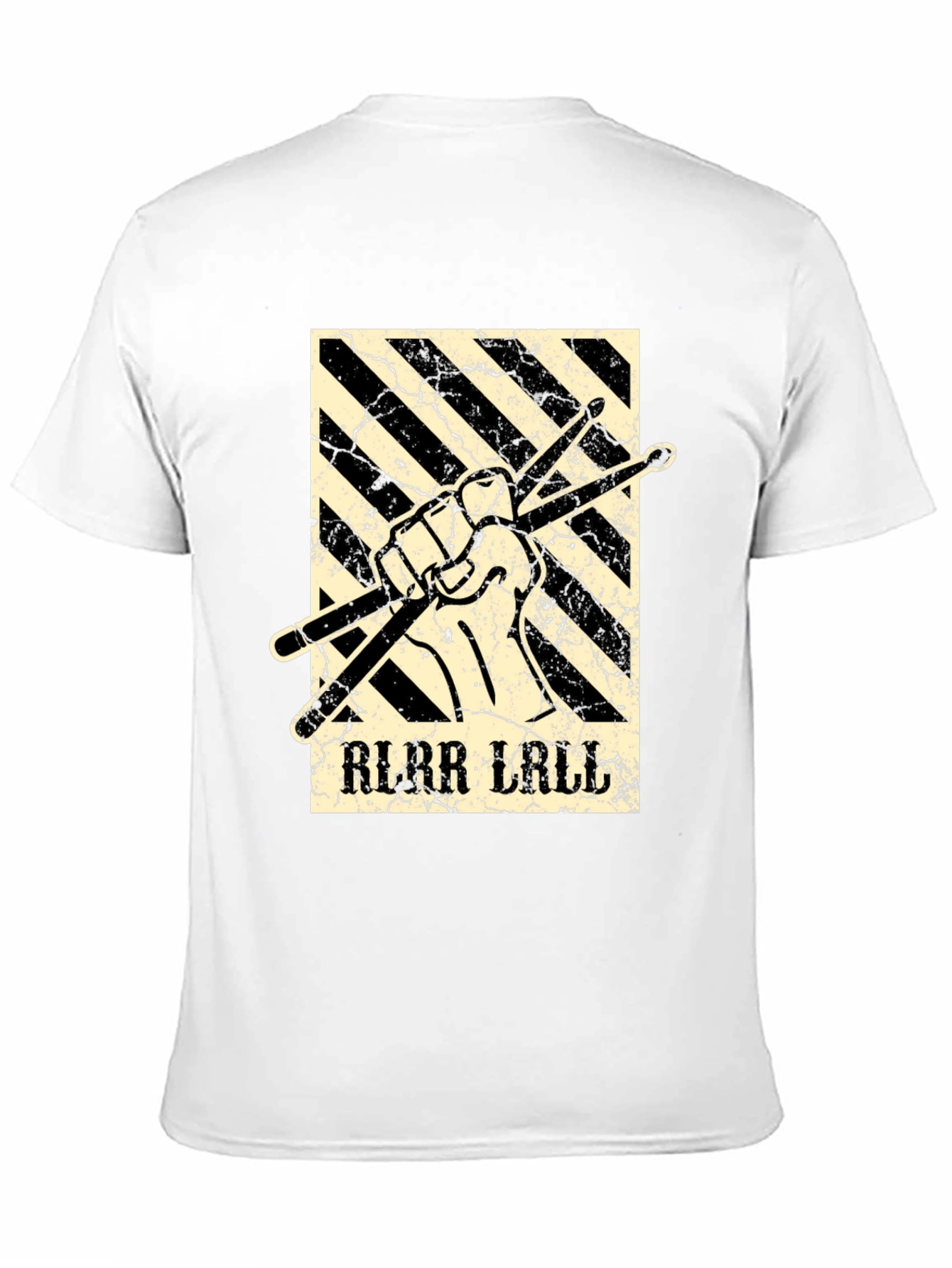 Drummer T-Shirt: RLRR LALL Drumsticks Graphic Tee
