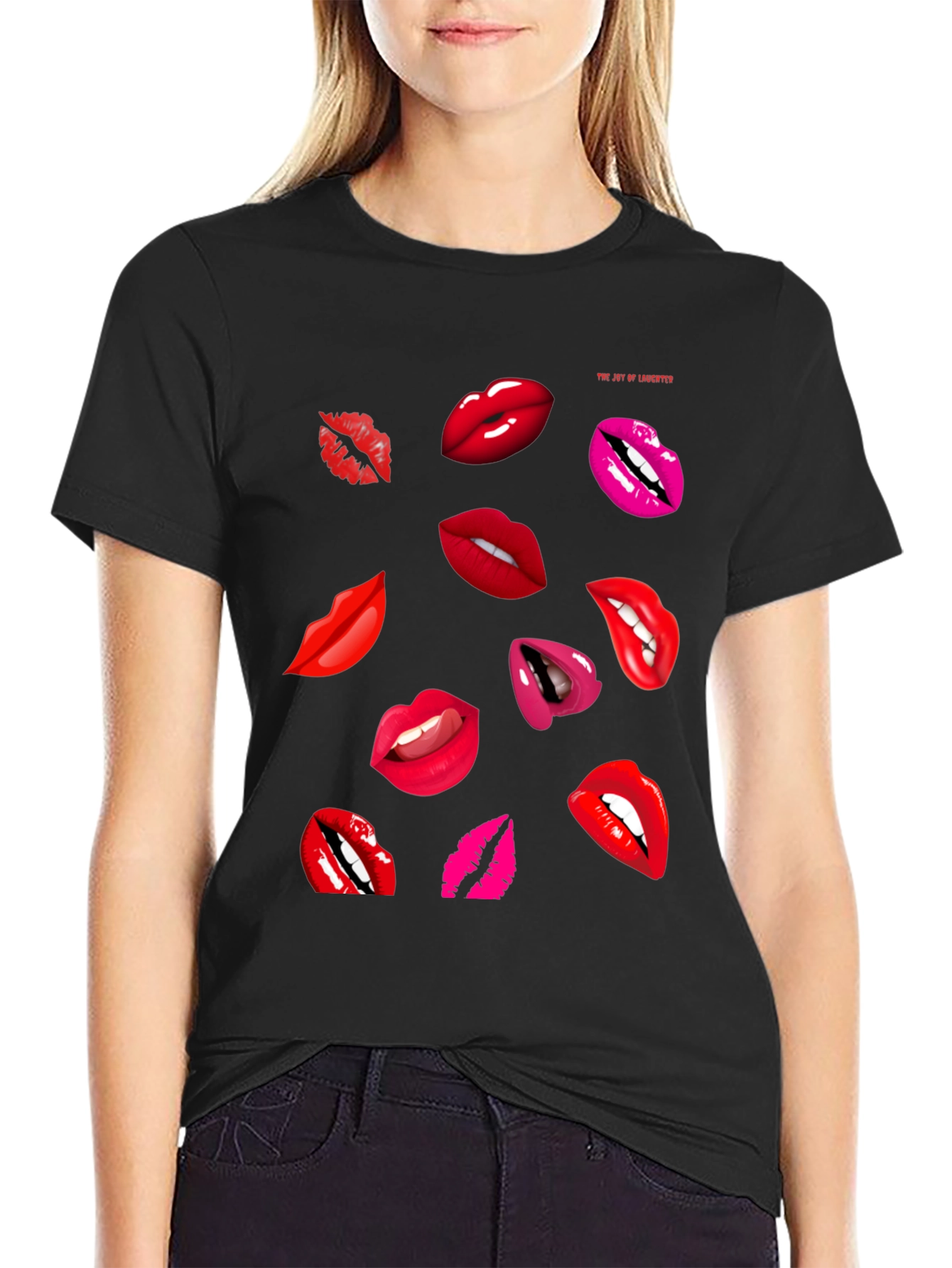 Kiss Me Lips Graphic T-Shirt