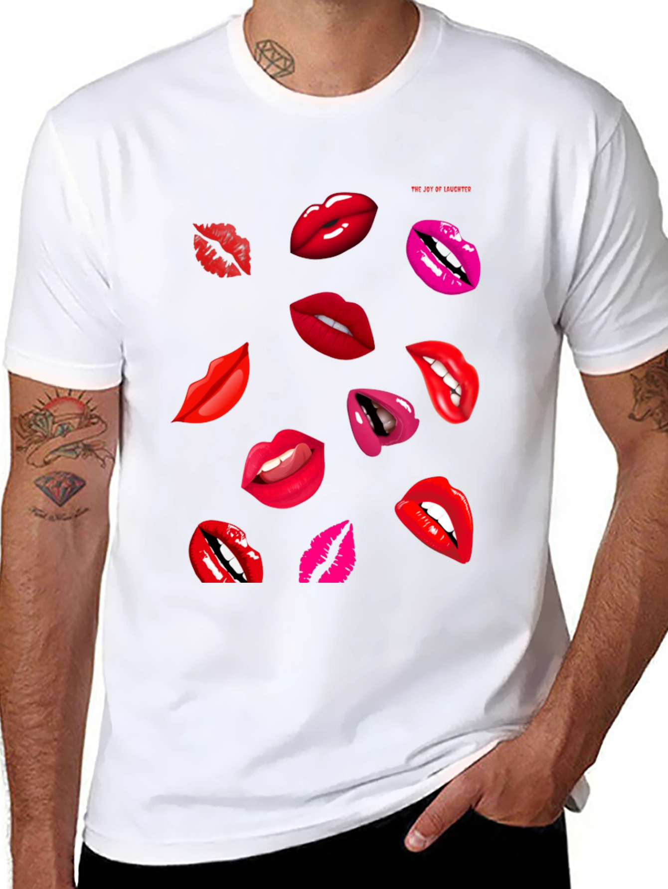 Kiss Me Lips Graphic T-Shirt