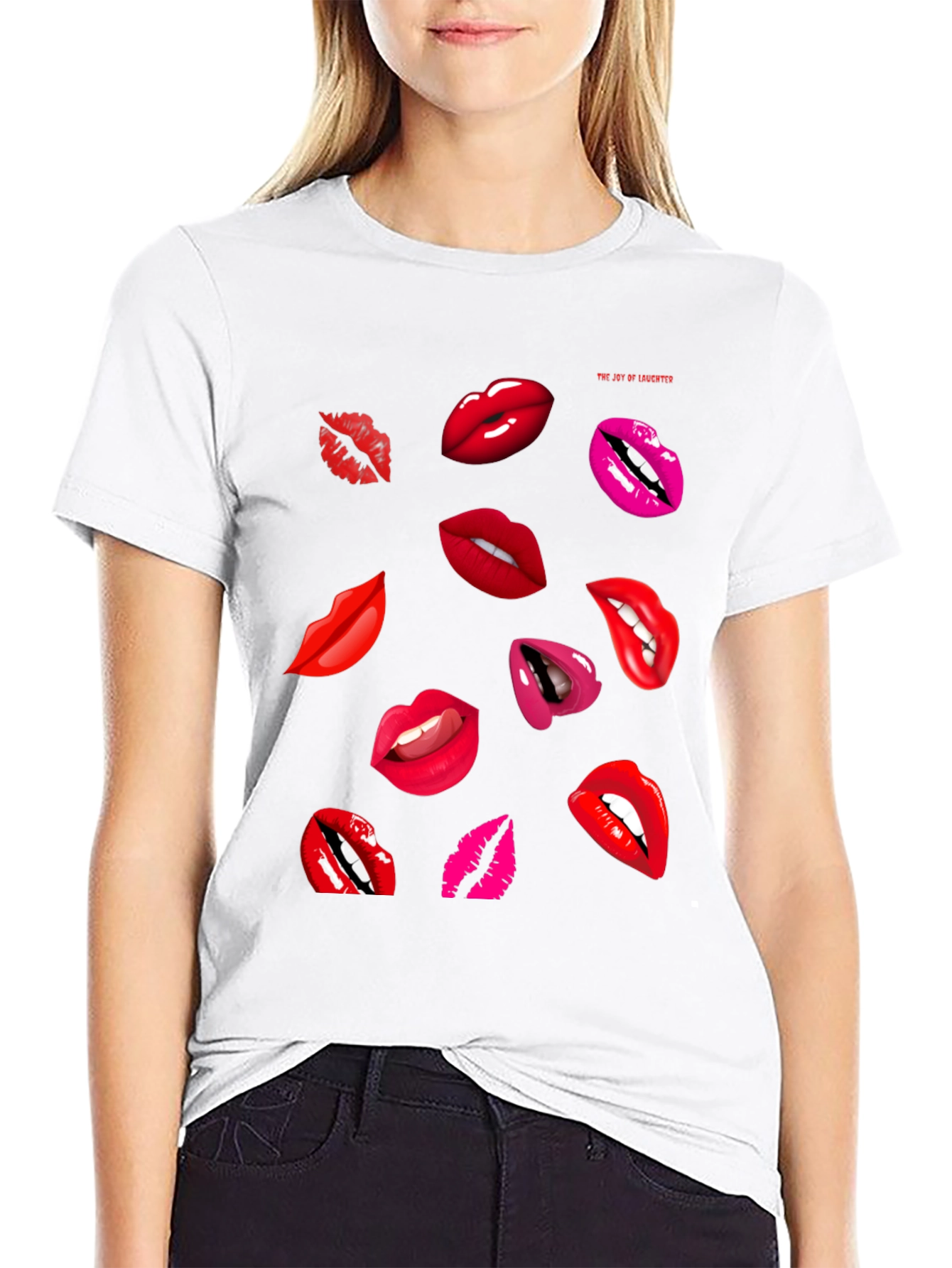 Kiss Me Lips Graphic T-Shirt