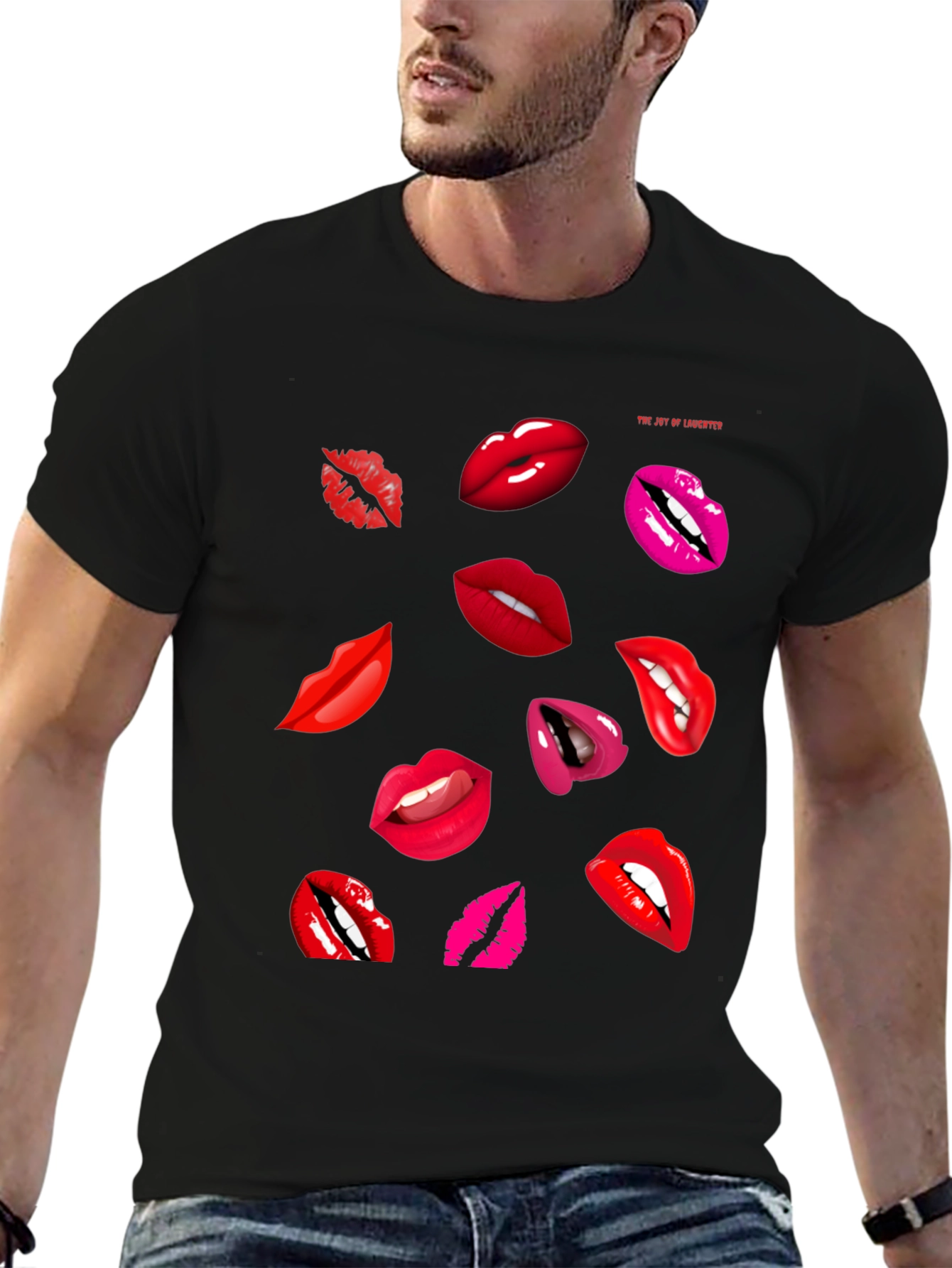 Kiss Me Lips Graphic T-Shirt
