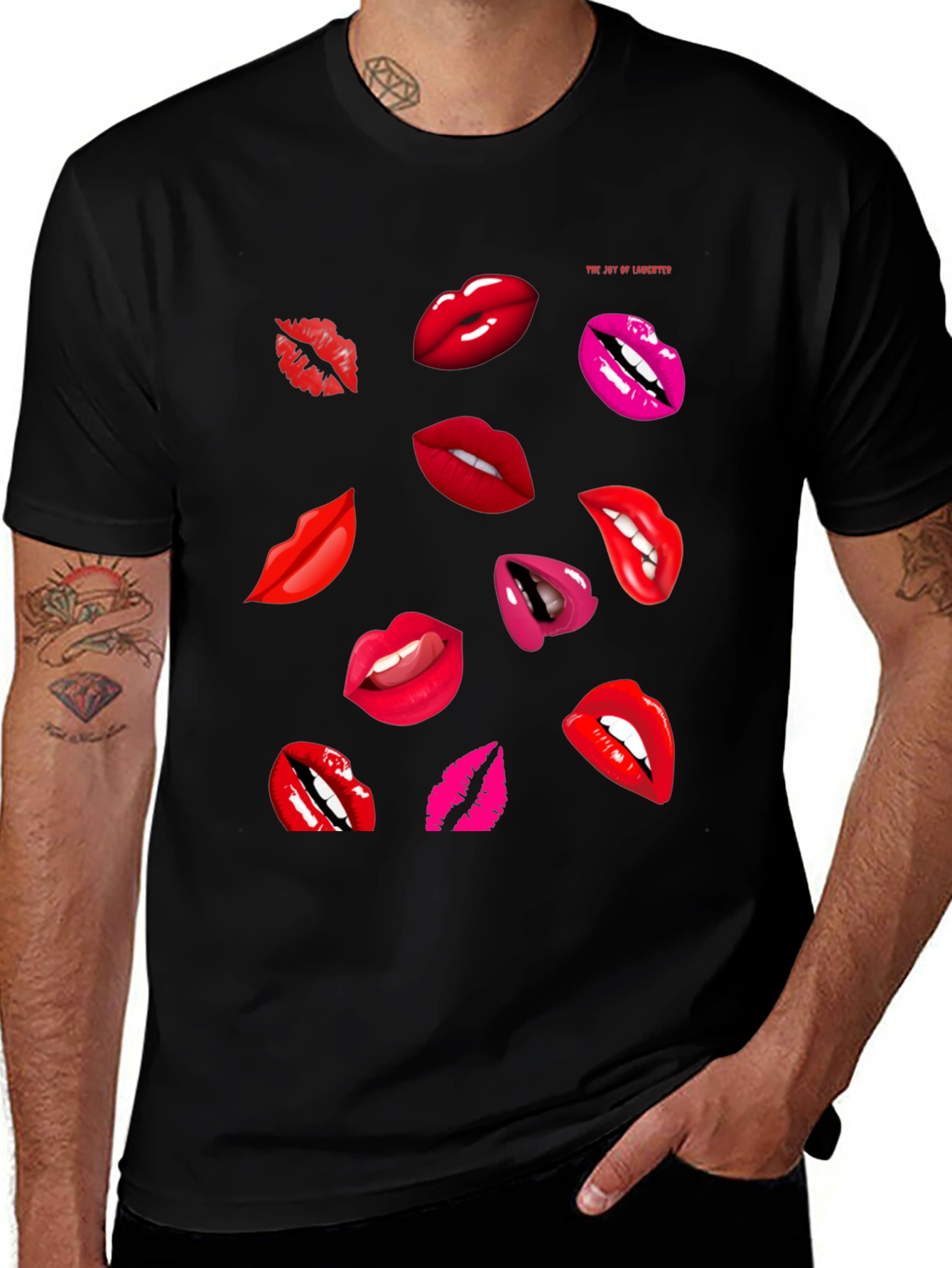 Kiss Me Lips Graphic T-Shirt