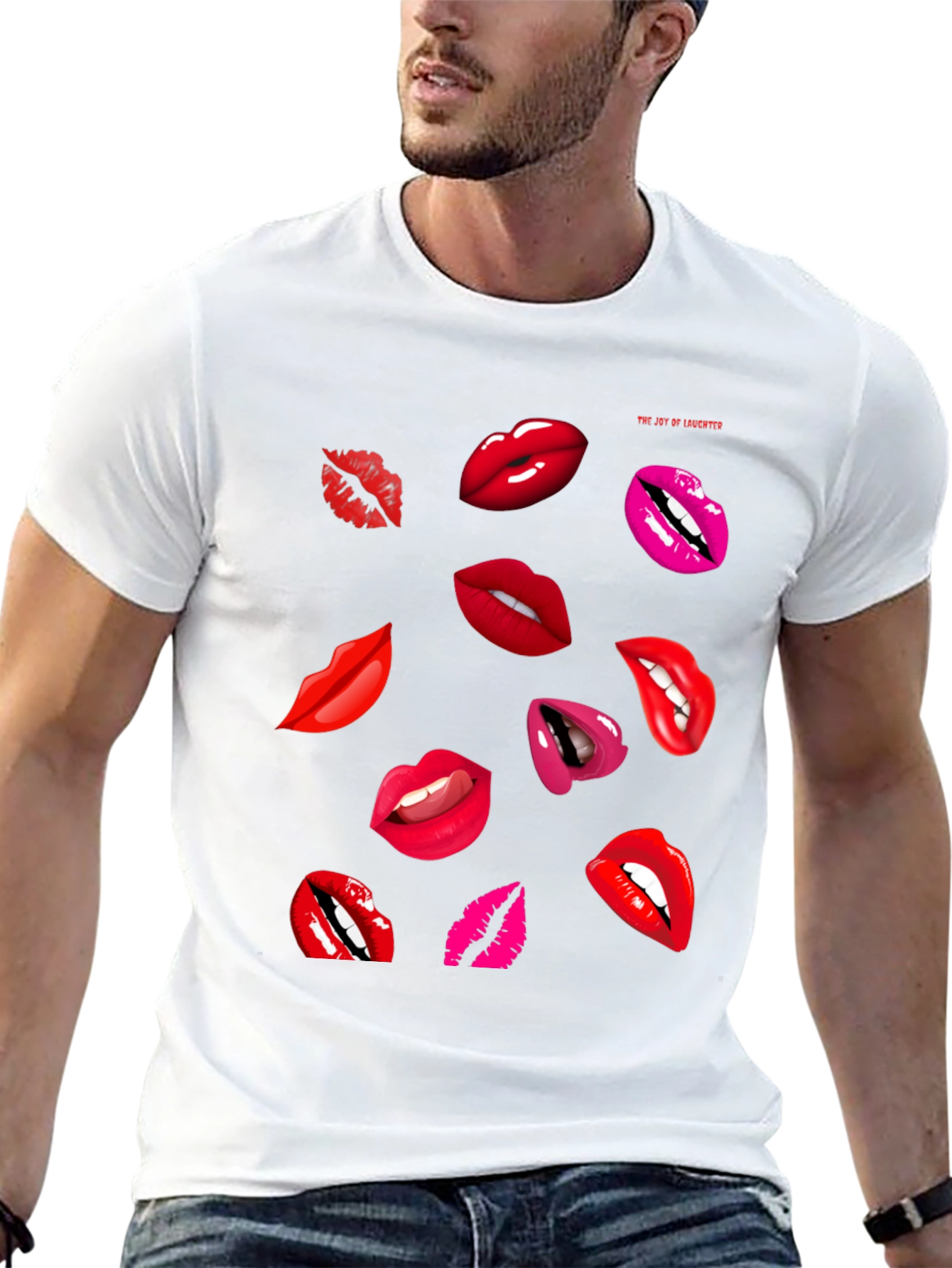 Kiss Me Lips Graphic T-Shirt