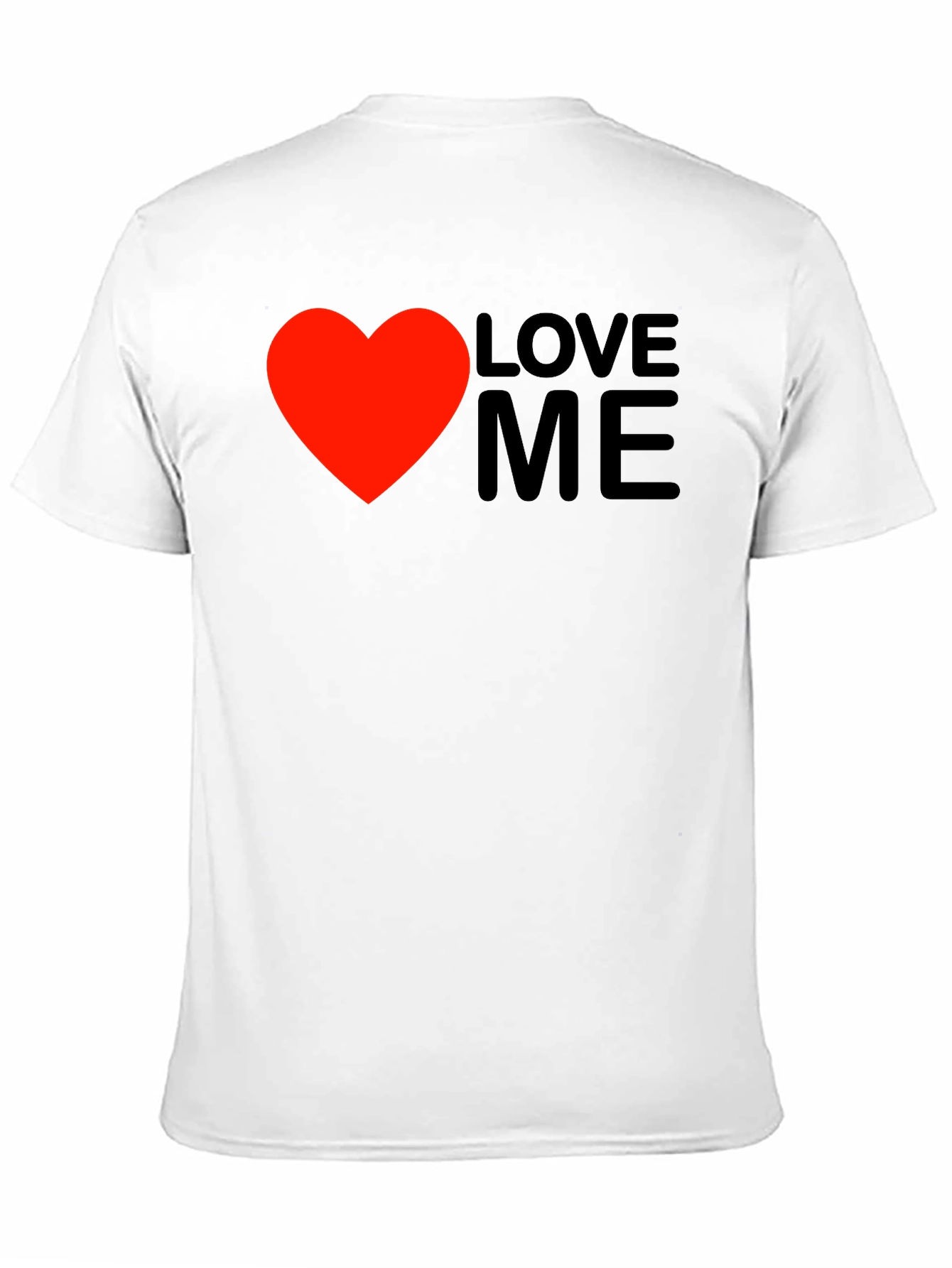 Love Me Graphic Tee - Black Cotton Casual Wear