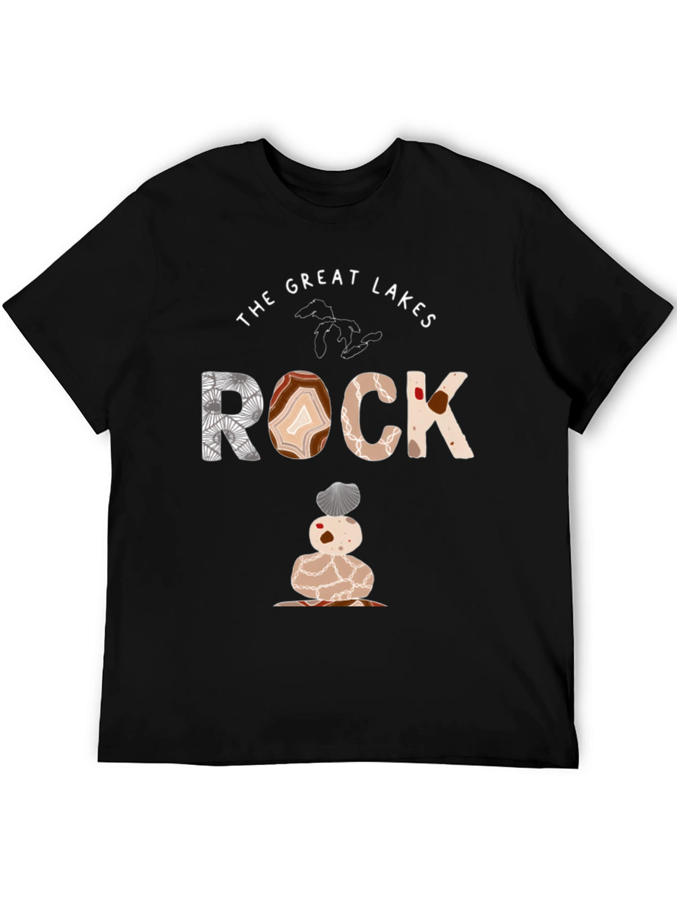The Great Lakes Rock Graphic Tee