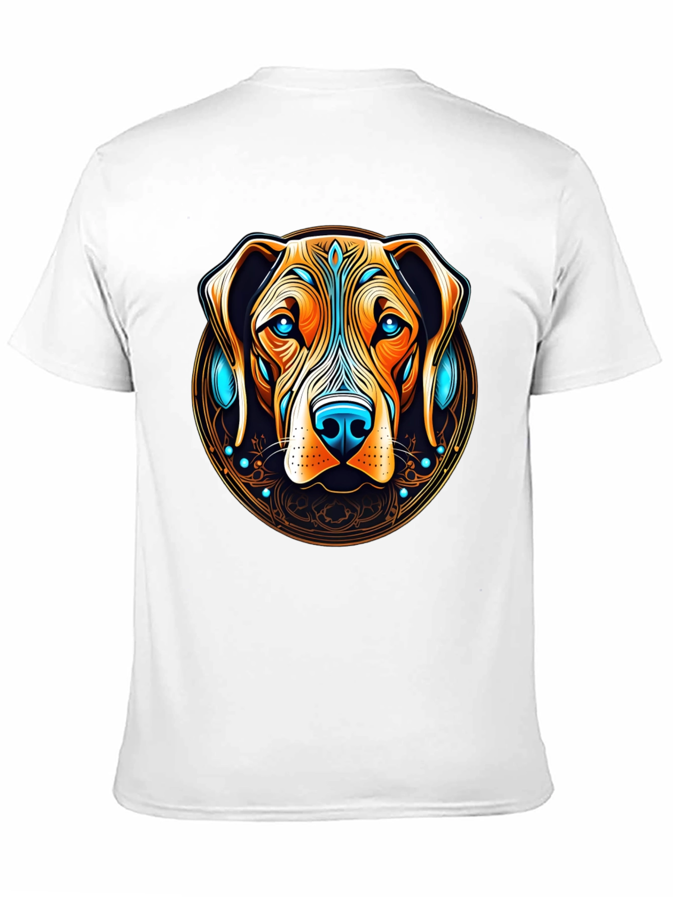 Dog Graphic Tee - Artistic Canine Print