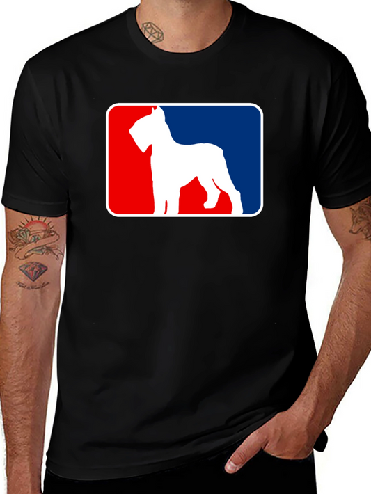 Dog Breed T-Shirt - Schnauzer Silhouette Design