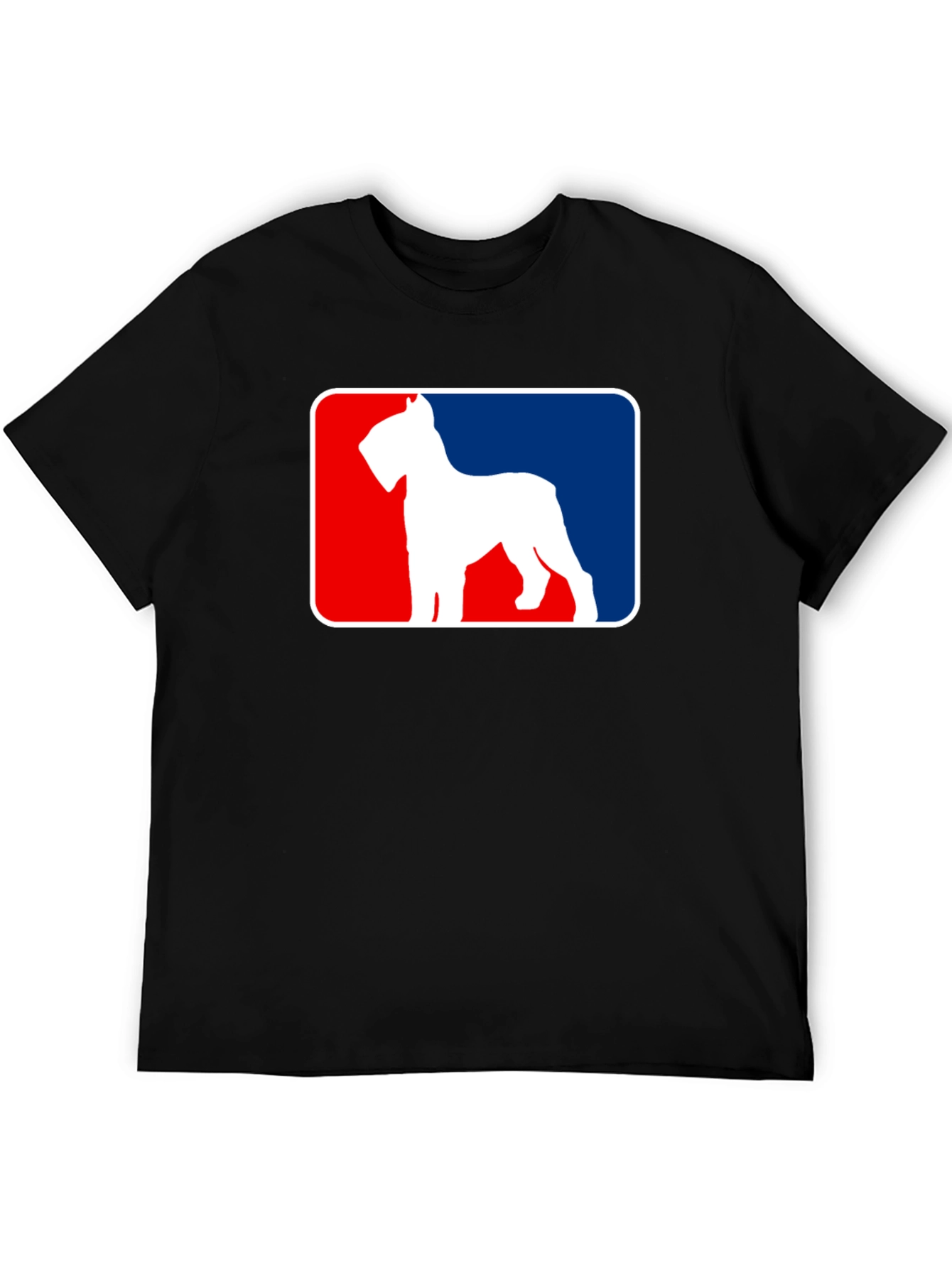 Dog Breed T-Shirt - Schnauzer Silhouette Design