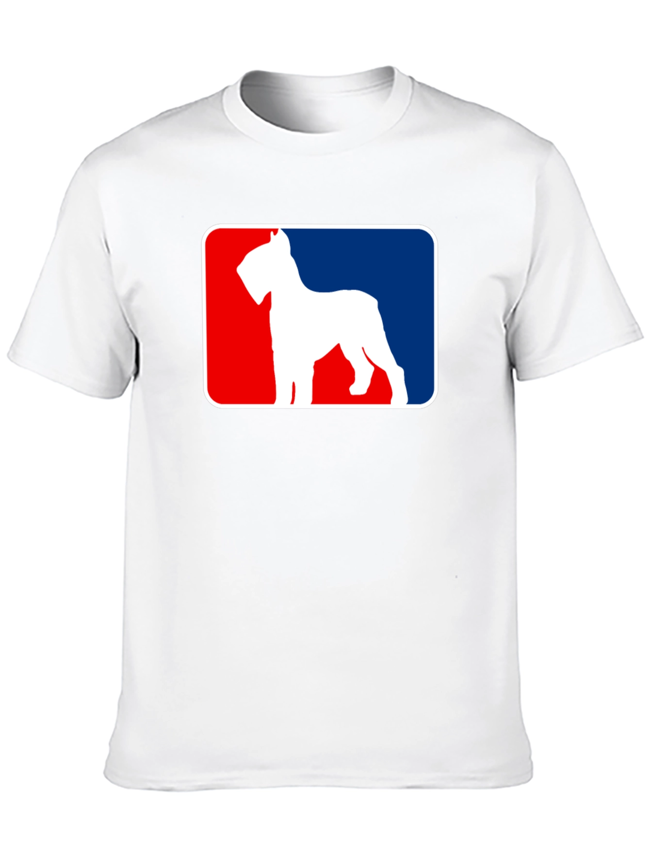Dog Breed T-Shirt - Schnauzer Silhouette Design