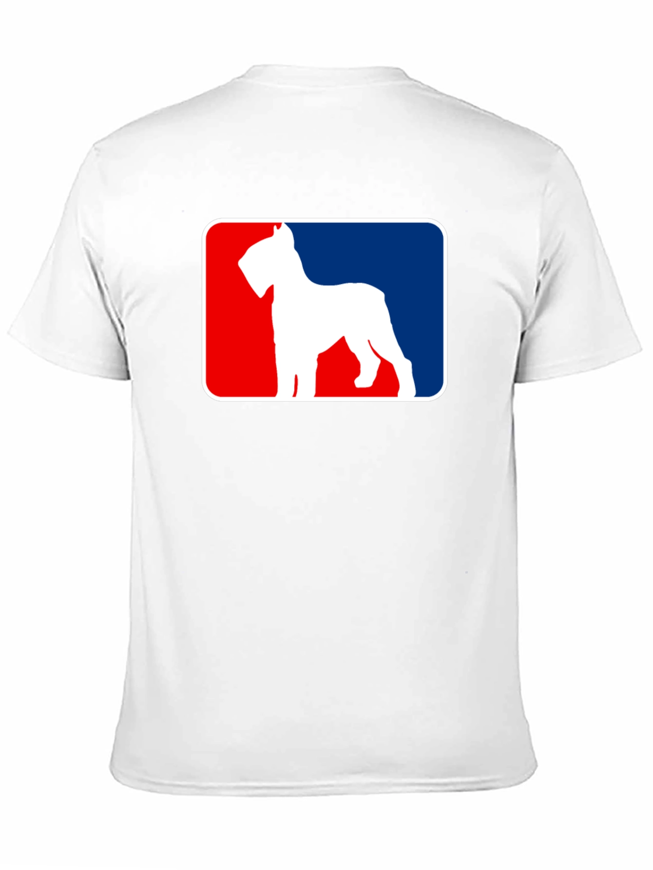 Dog Breed T-Shirt - Schnauzer Silhouette Design