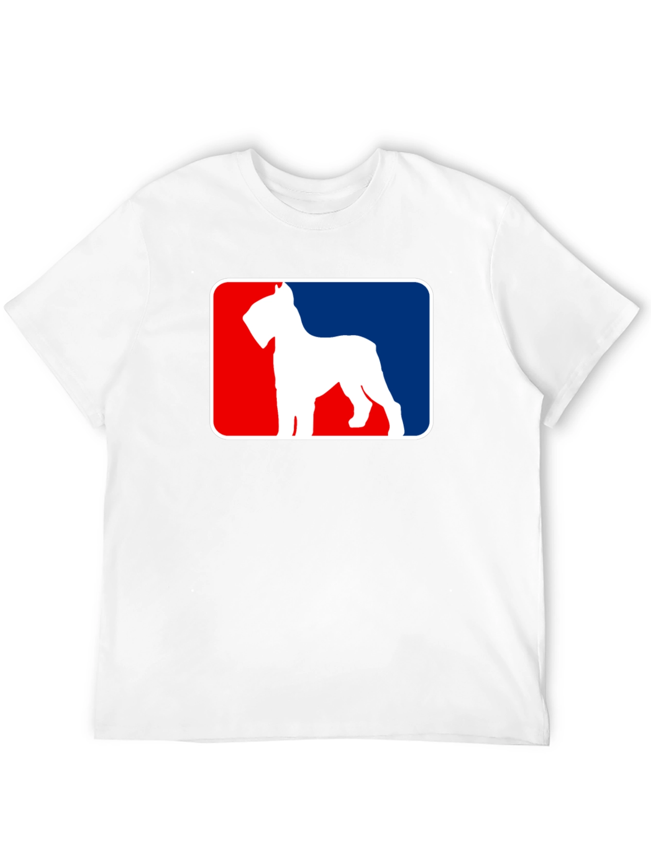 Dog Breed T-Shirt - Schnauzer Silhouette Design