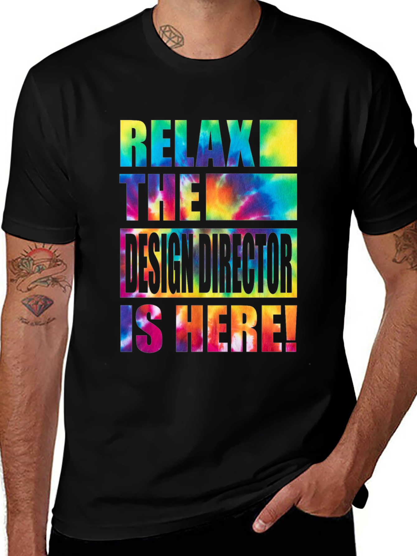 Relax Design Director Tie-Dye T-Shirt