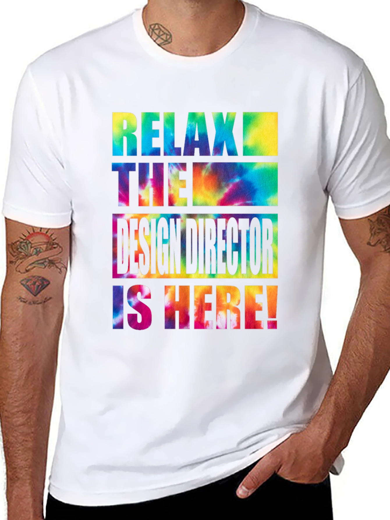 Relax Design Director Tie-Dye T-Shirt