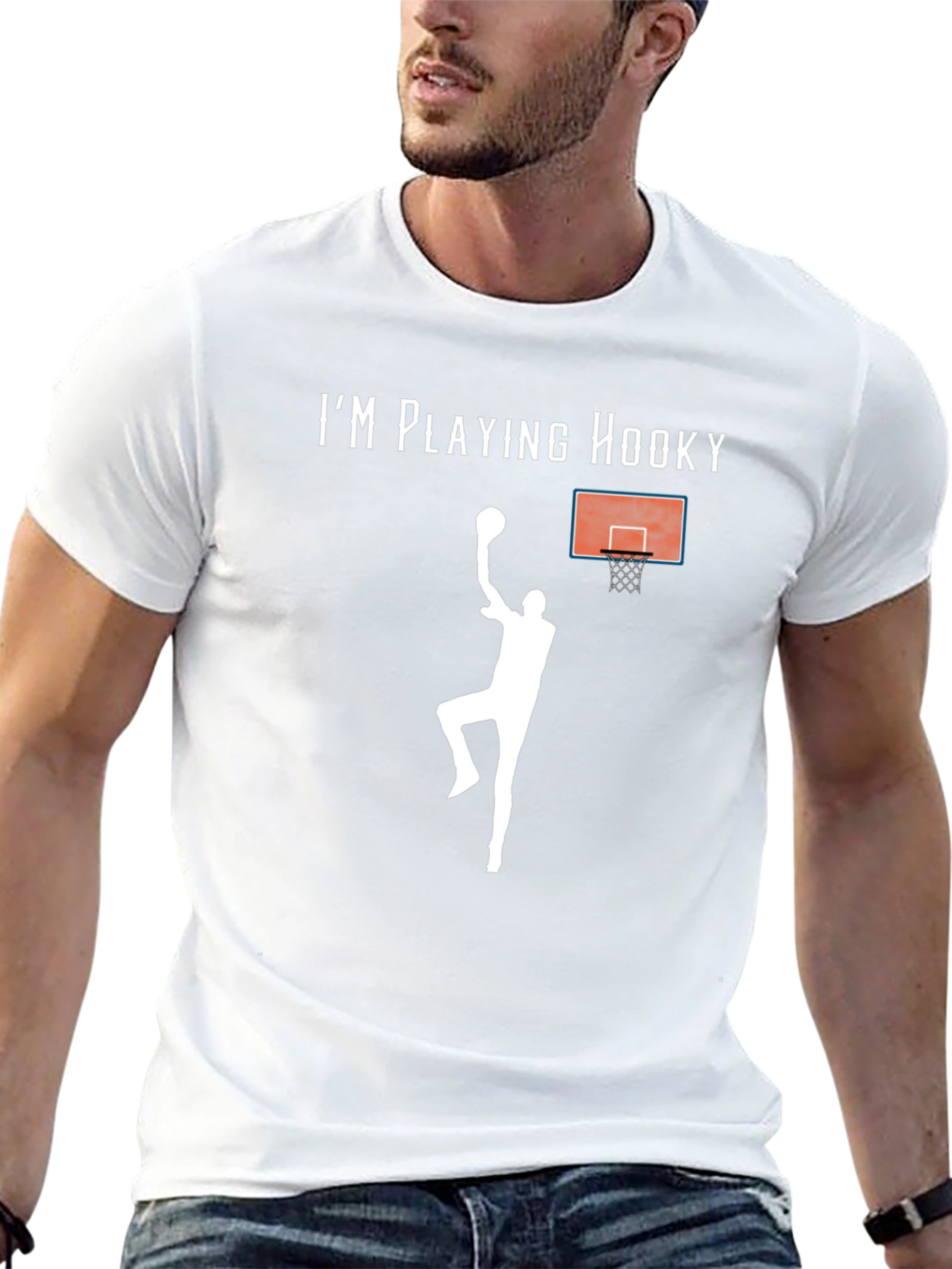 Im Playing Hooky Basketball T-Shirt