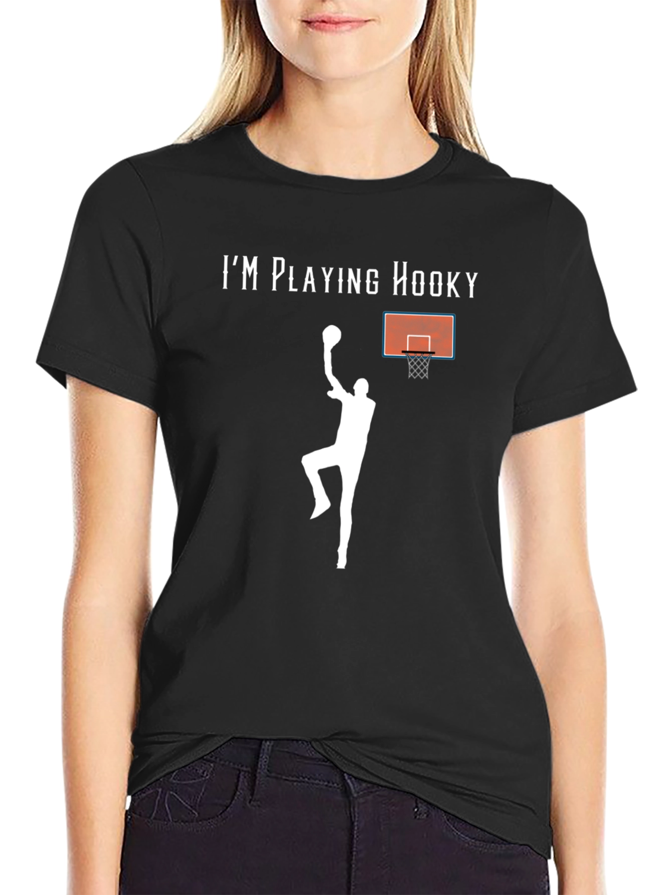 Im Playing Hooky Basketball T-Shirt
