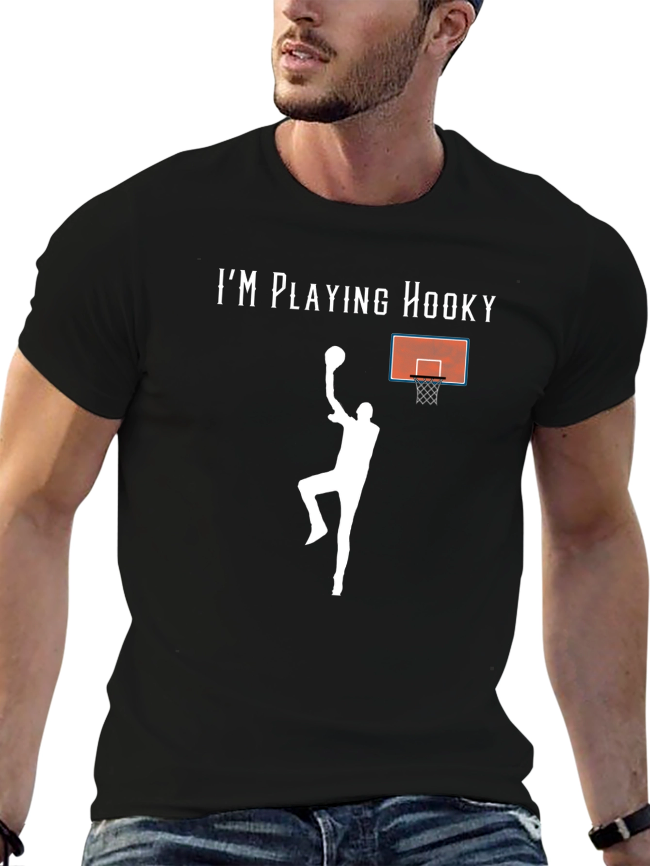 Im Playing Hooky Basketball T-Shirt