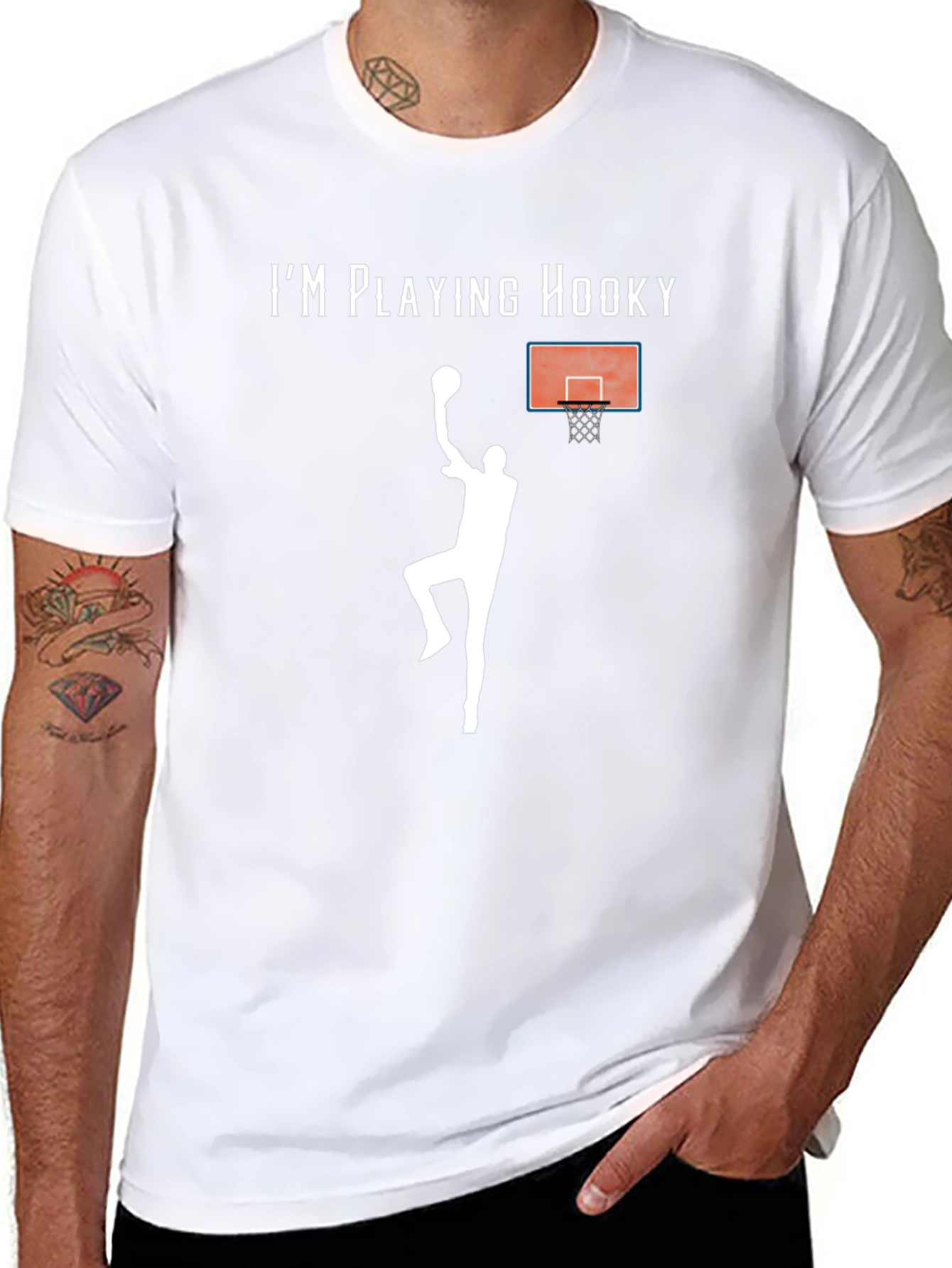 Im Playing Hooky Basketball T-Shirt