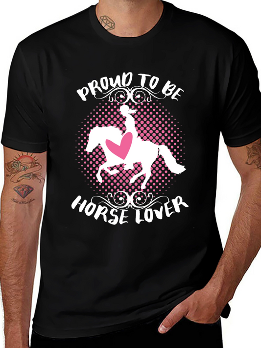 Proud Horse Lover T-Shirt - Equestrian Style